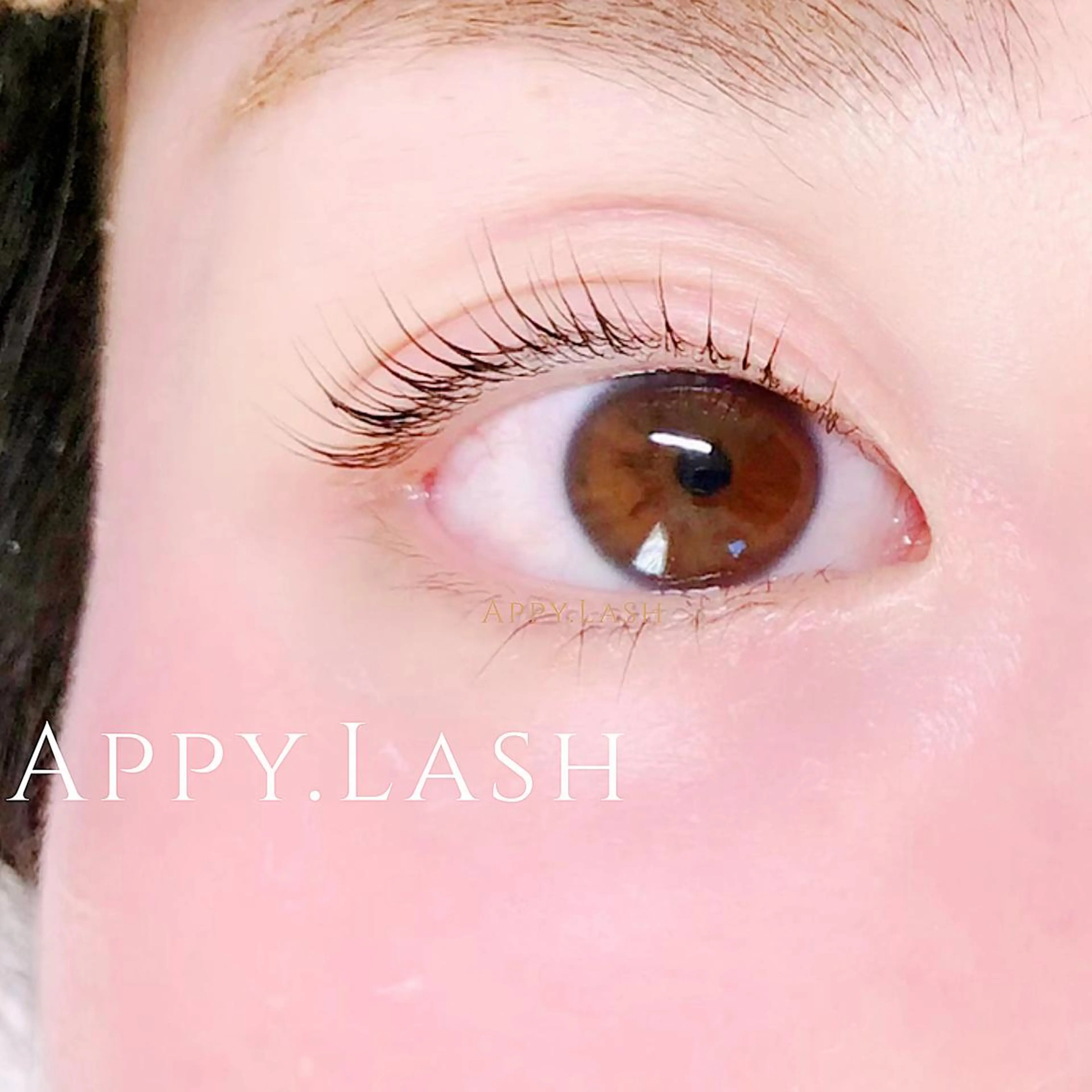マツエク・マツパ フラットラッシュ ナチュラル パリジェンヌラッシュリフト まつげパーマ ボリュームラッシュ まつげと眉の専門店 Appy.Lashのマツエク・マツパデザイン