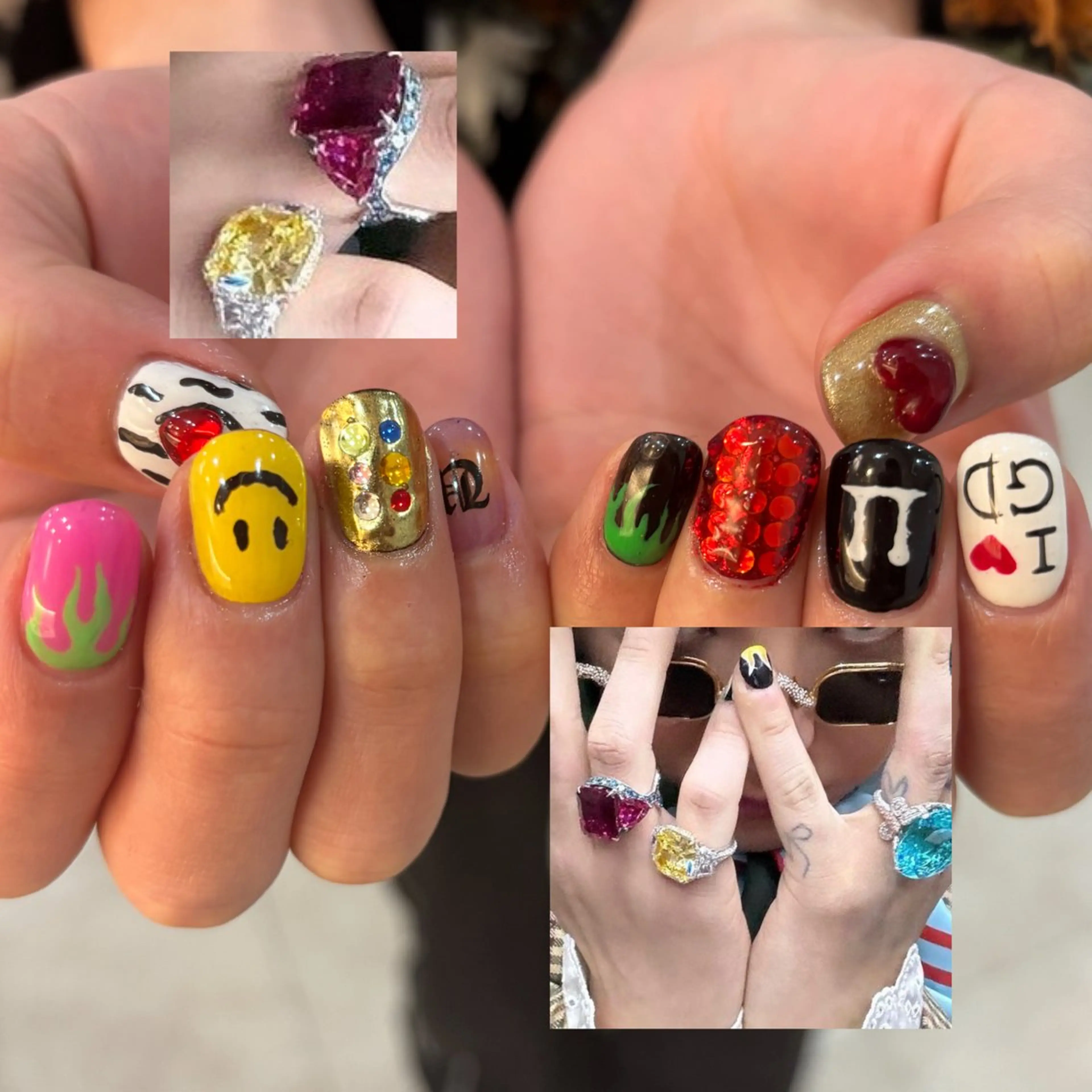 ネイル ハンドネイル フットネイル 栗田 ゆう子のネイルデザイン