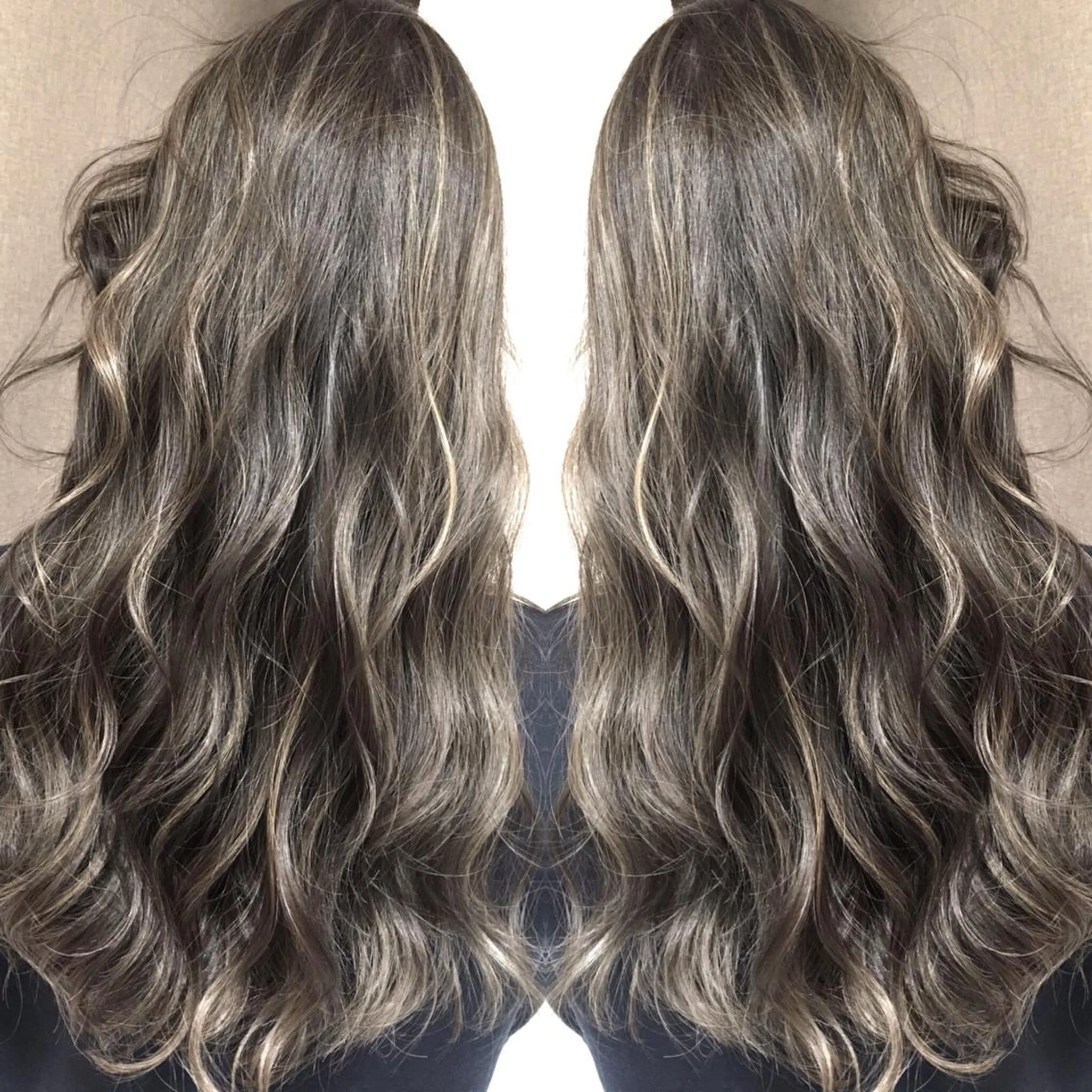 ロング カラー ハイライトカラー 3Dハイライト ハイライト ヘアカラー トリートメント 井上 一平のヘアスタイル