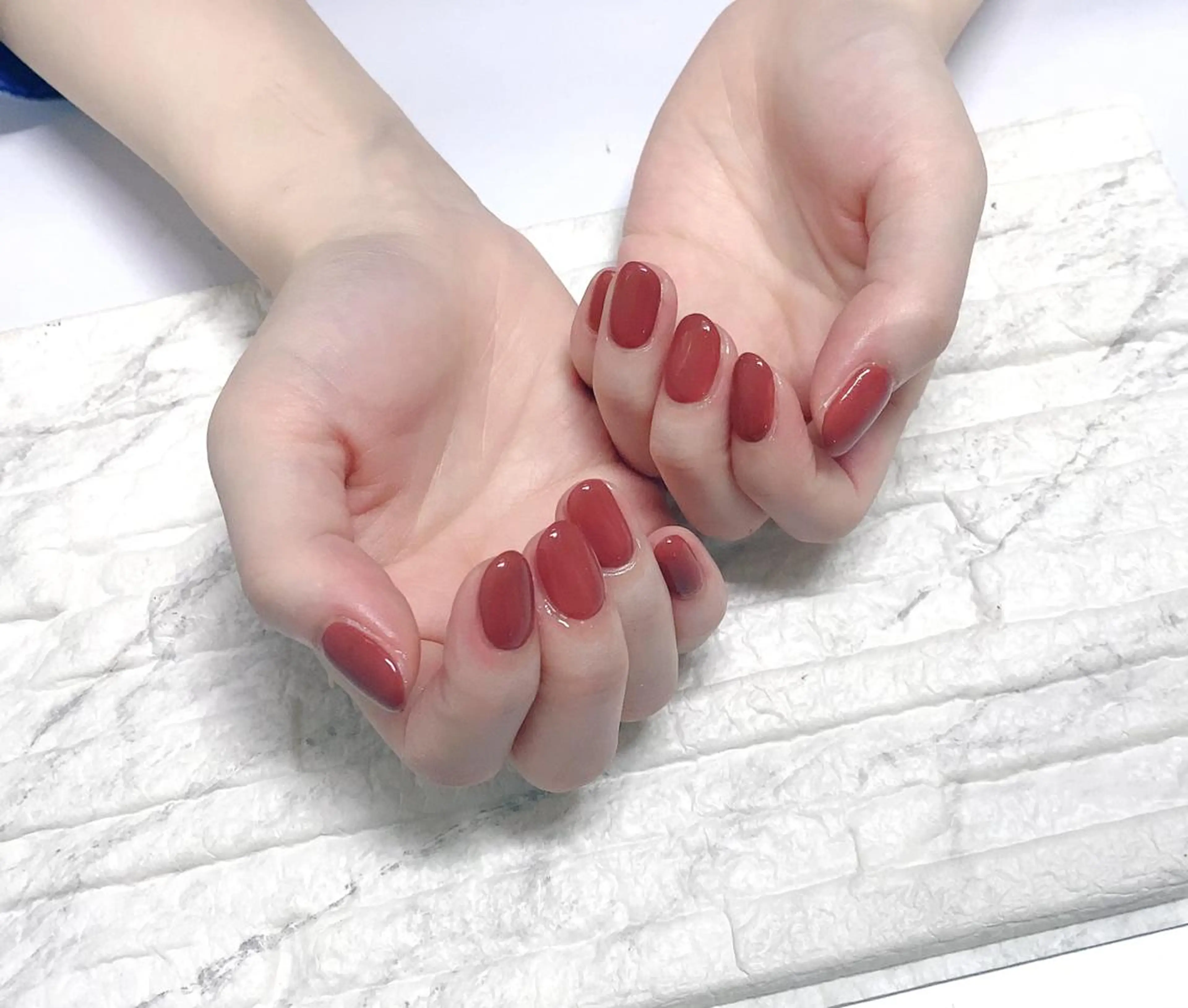 ネイル ワンカラーネイル ハンドネイル yochi nailのネイルデザイン