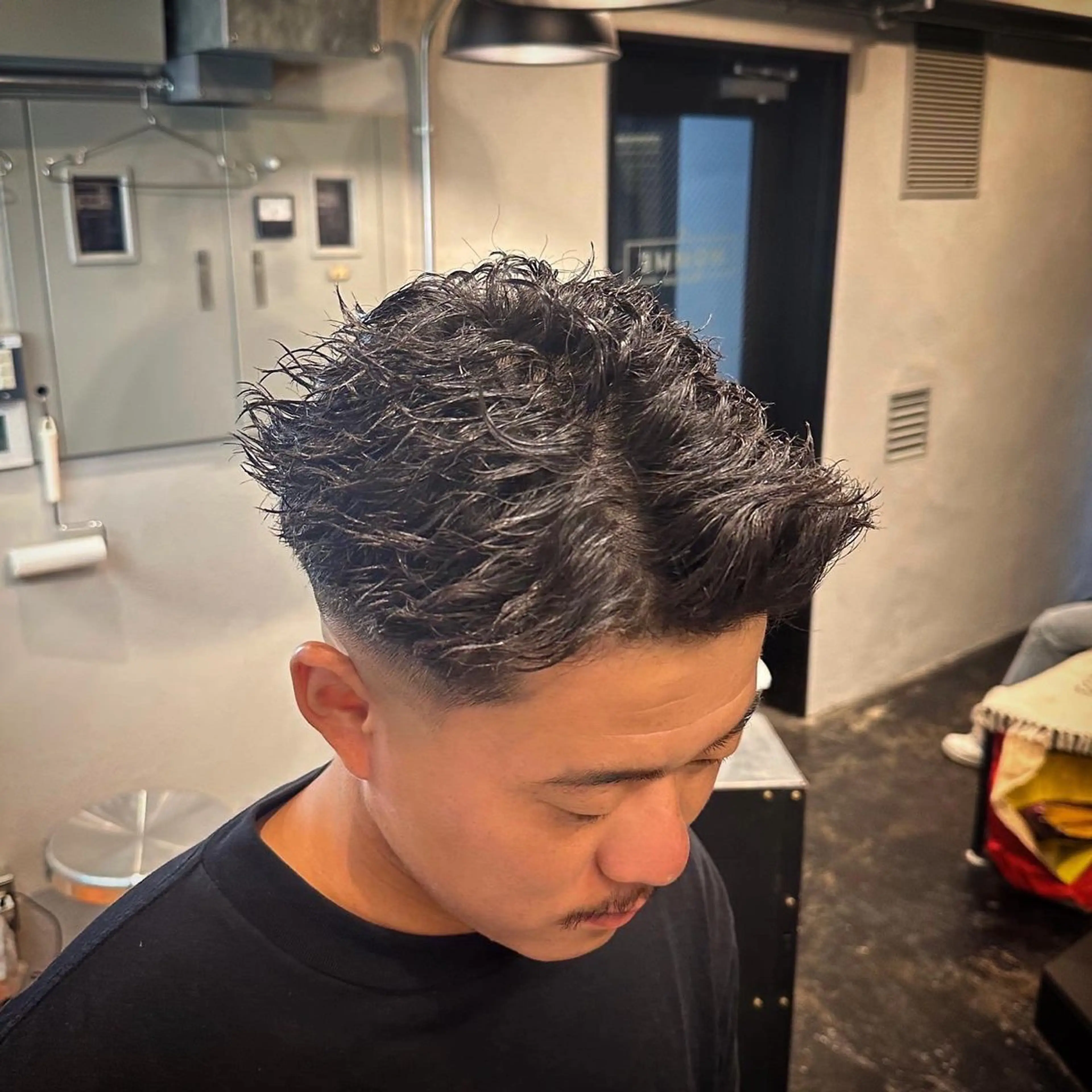 ショート メンズ ツイスパ/メンズ パーマ/歩夢のヘアスタイル