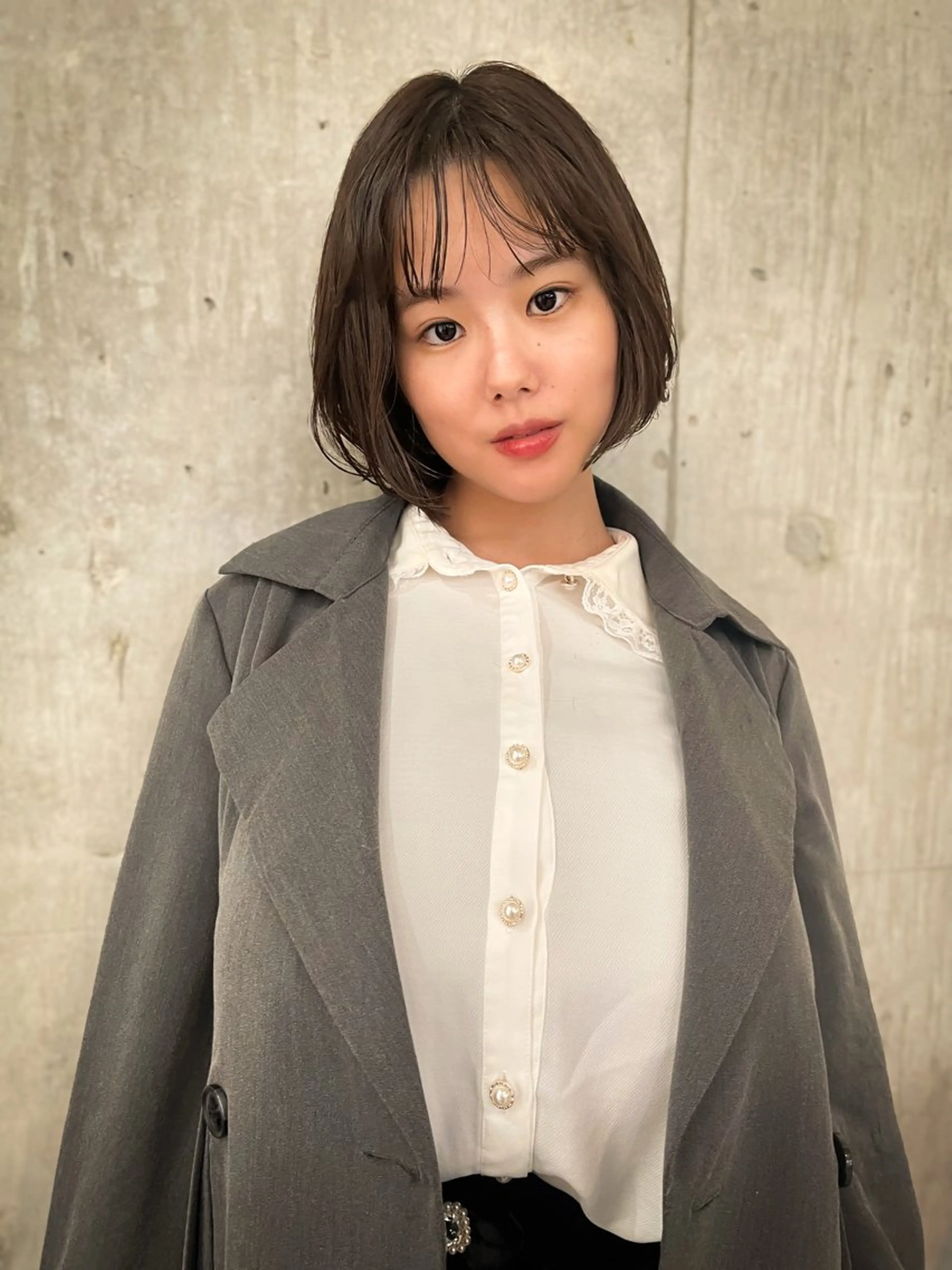 ショート ボブ くせ毛 ショートヘア SAKURA omotesando所属・ボブ/似合わせカット /武田悠里のヘアスタイル