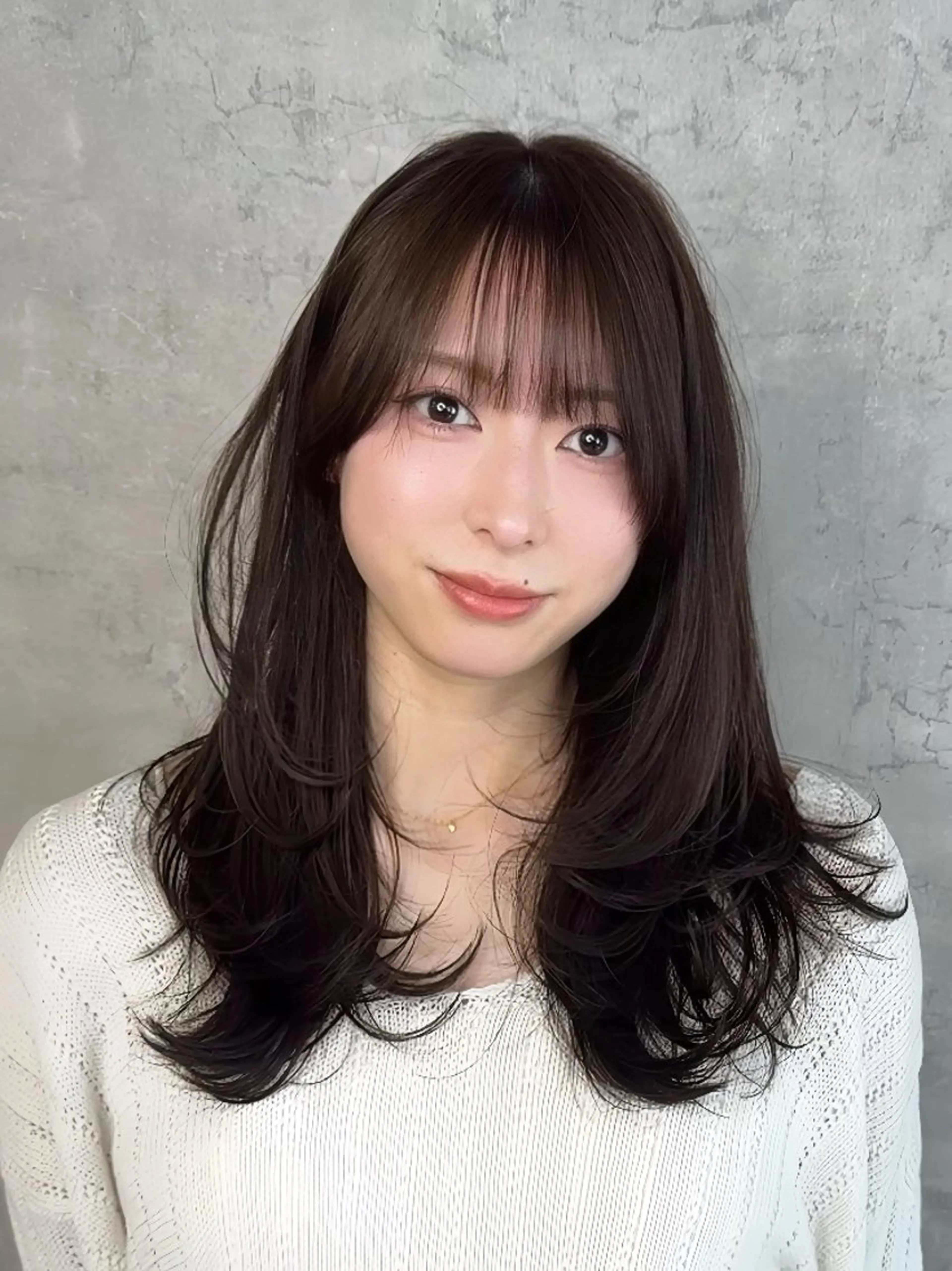 ミディアム カット ヘアカラー トリートメント トレンド韓国ヘア 🇰🇷のんのヘアスタイル