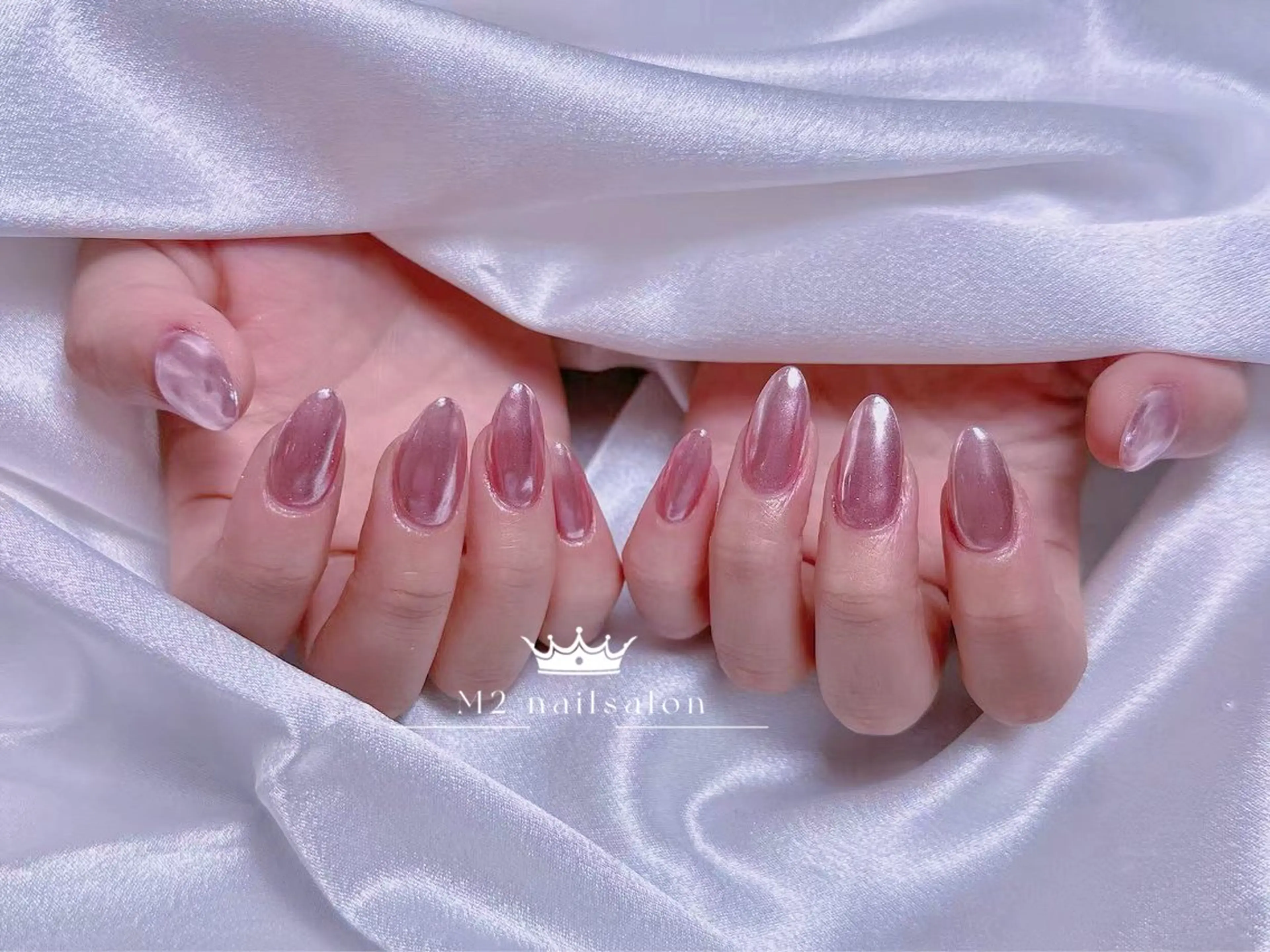 ネイル ハンドネイル ハンドケア 長さだし専門店 M2　rikaのネイルデザイン