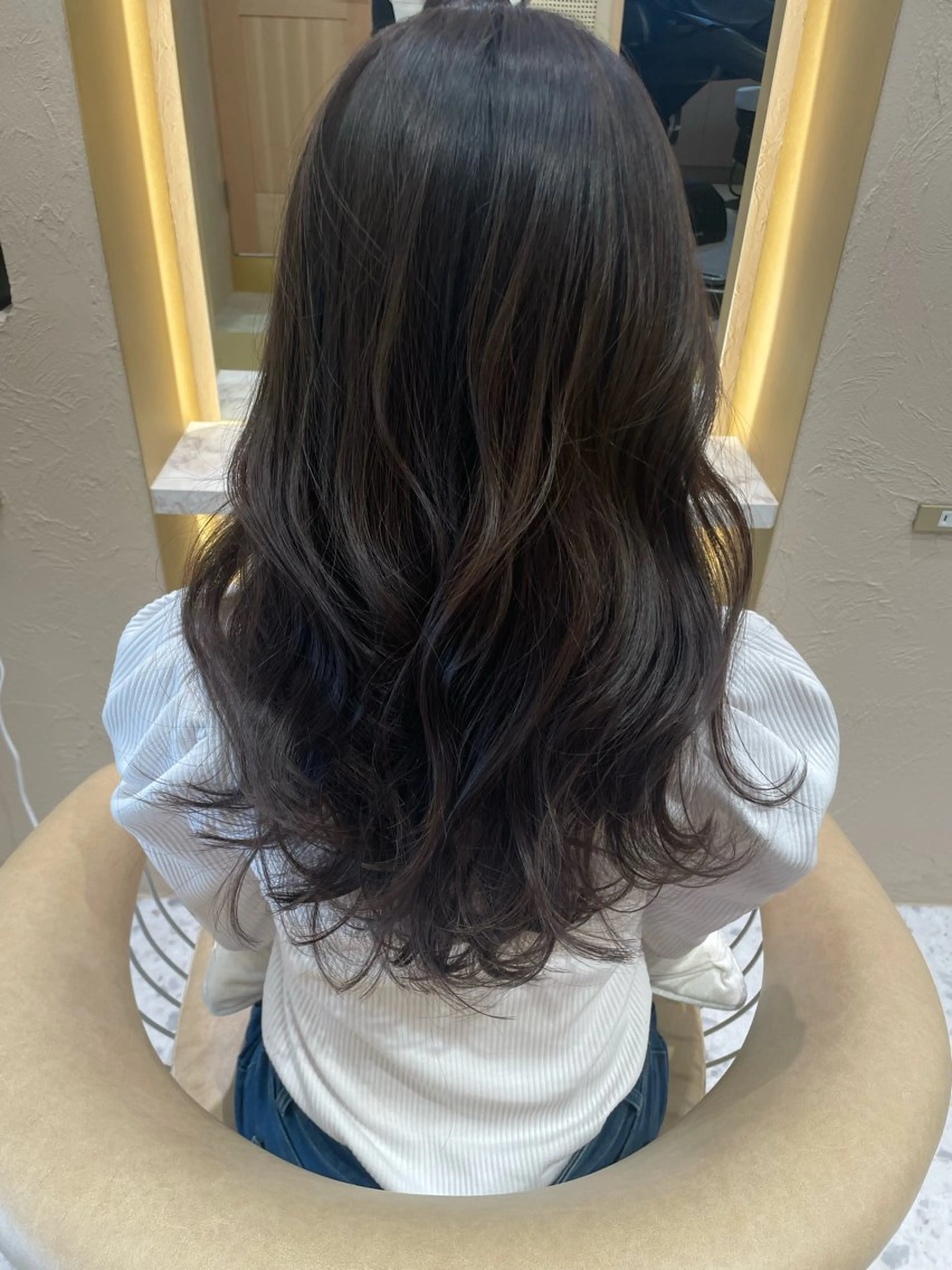 ロング カラー カット ヘアカラー トリートメント 韓国ヘア/髪質改善 /Harunaのヘアスタイル