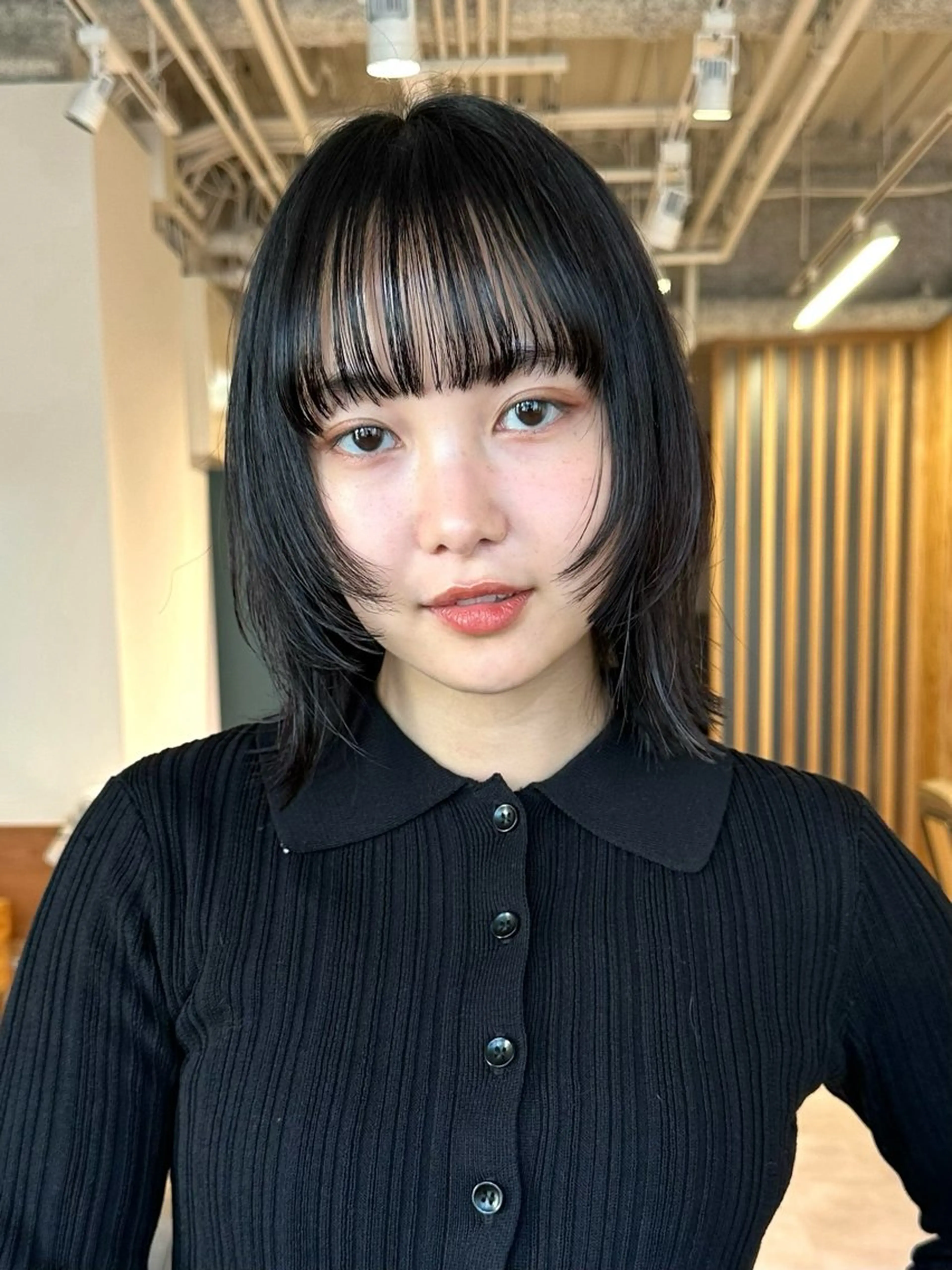 ミディアム sea by luvismけやき通り2号店所属・ボブ/ショート/ 縮毛矯正/岸本恭明のヘアスタイル