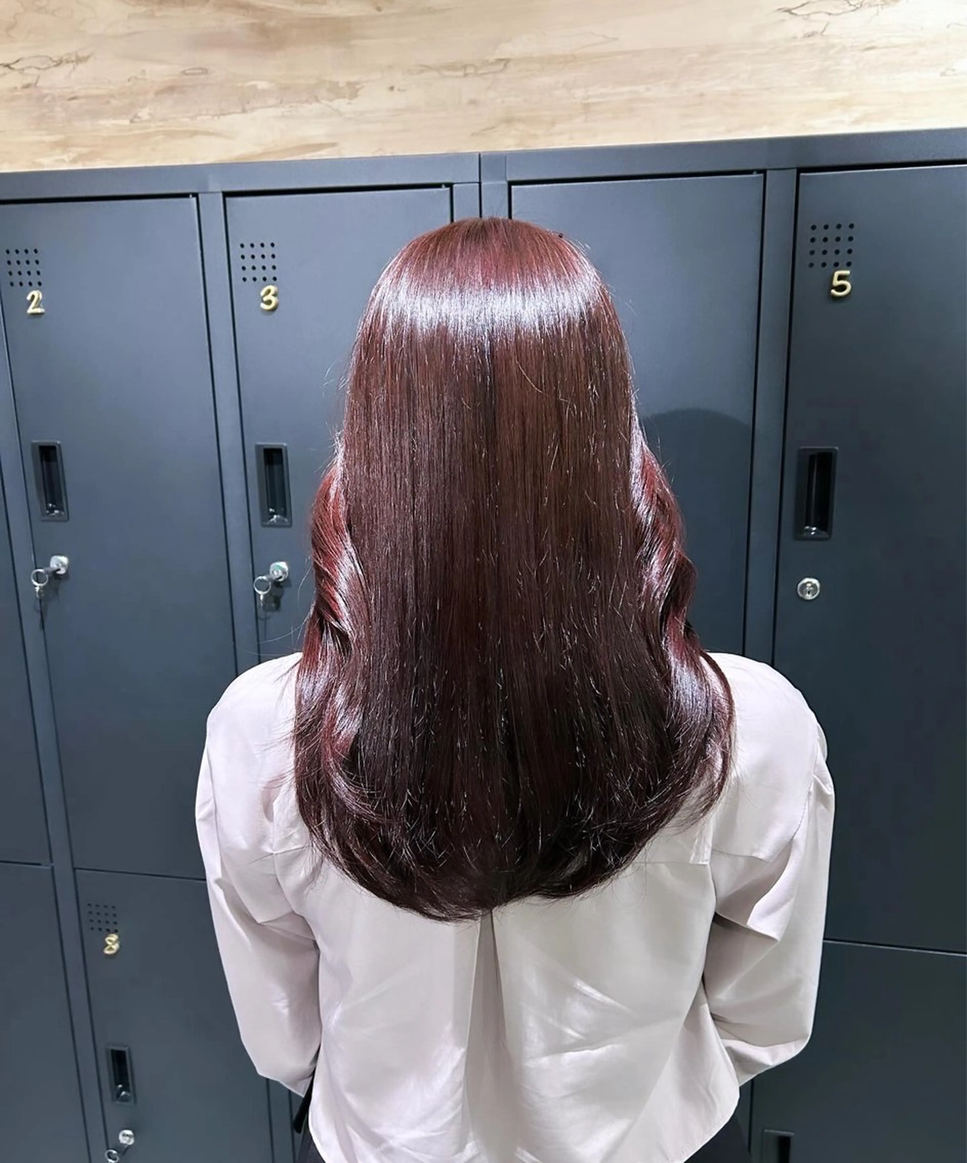 ロング カラー ブリーチ ブリーチなしカラー ピンクカラー suri-ru hair【スリールヘアー】所属・FURUSAWA AOIのヘアスタイル