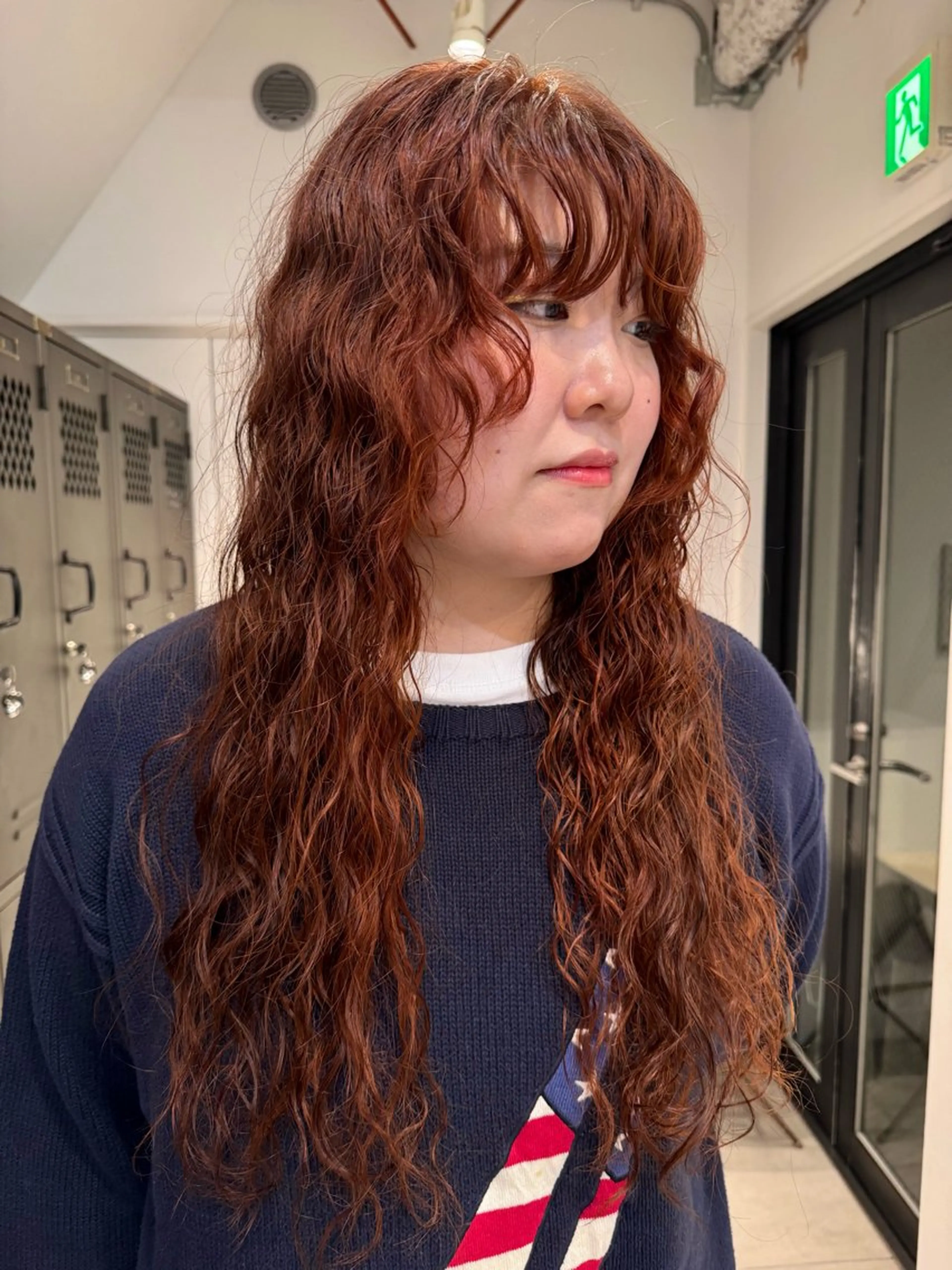 ロング パーマ トリートメント 井出 海月のヘアスタイル