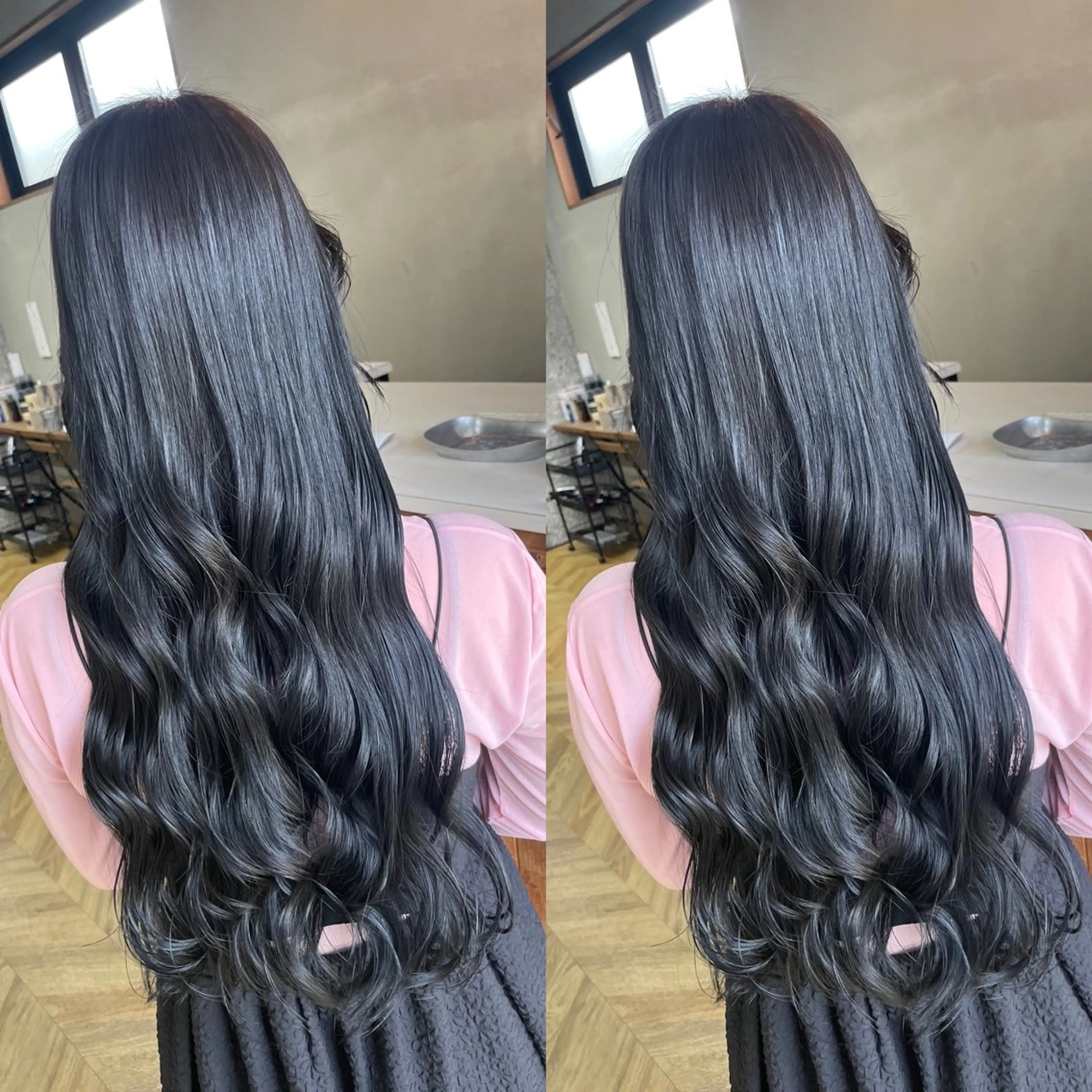 ロング MOMO KAのヘアスタイル