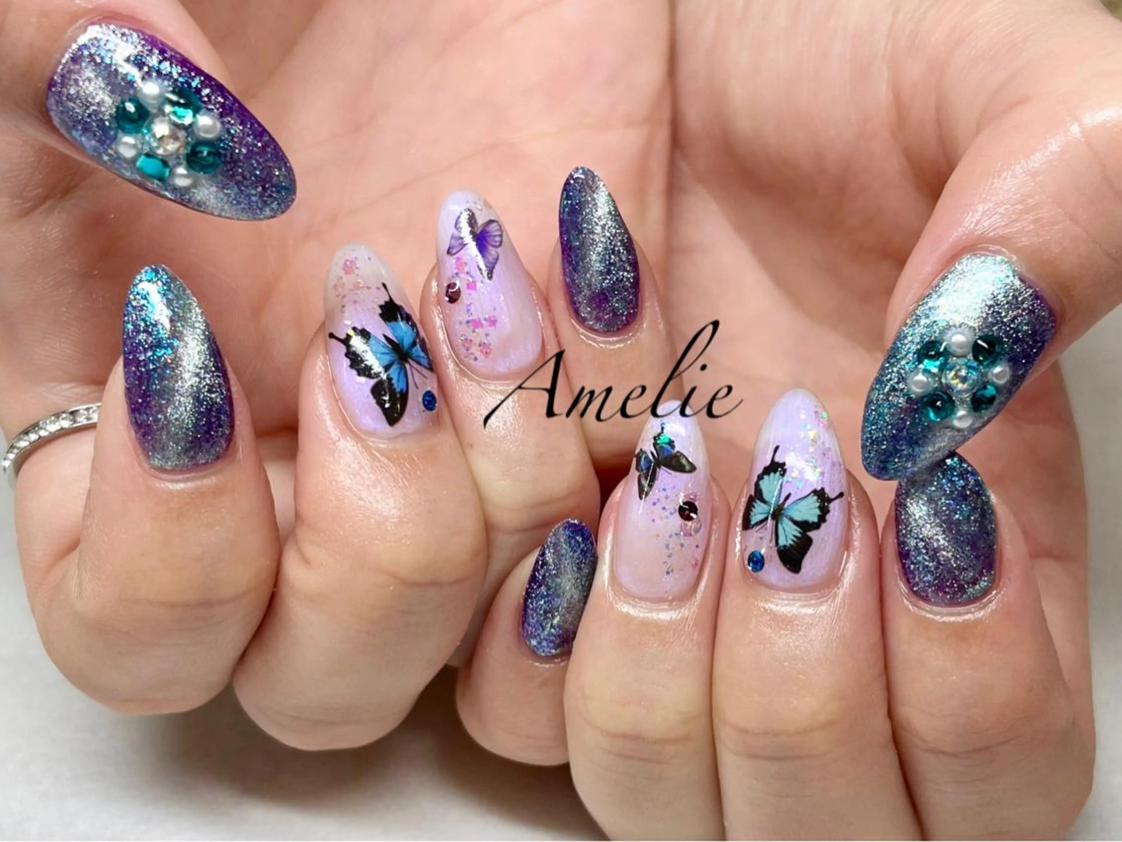 ネイル マグネットネイル ハンドネイル yo koのネイルデザイン