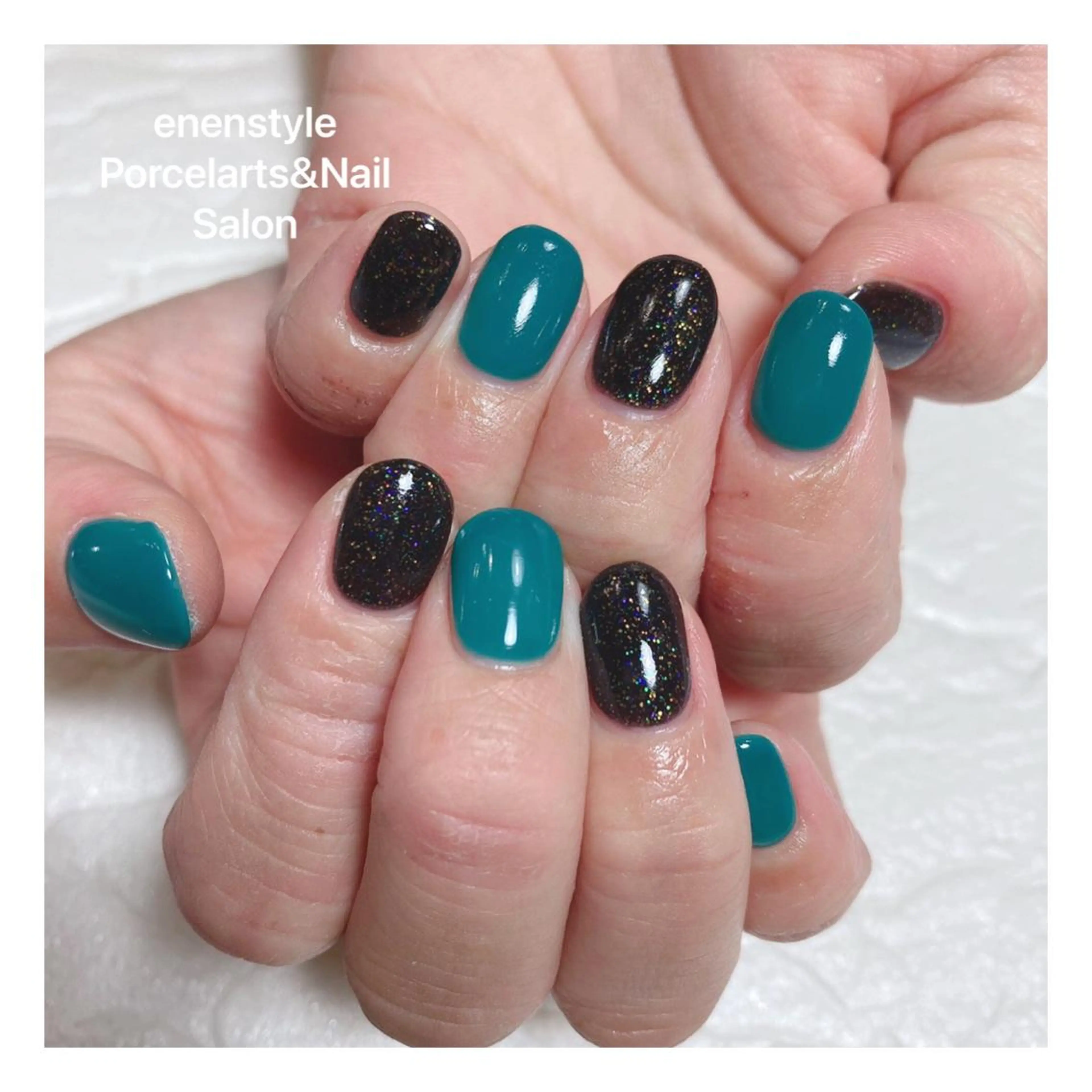 ミディアム ネイル 👑enen style👑のネイルデザイン