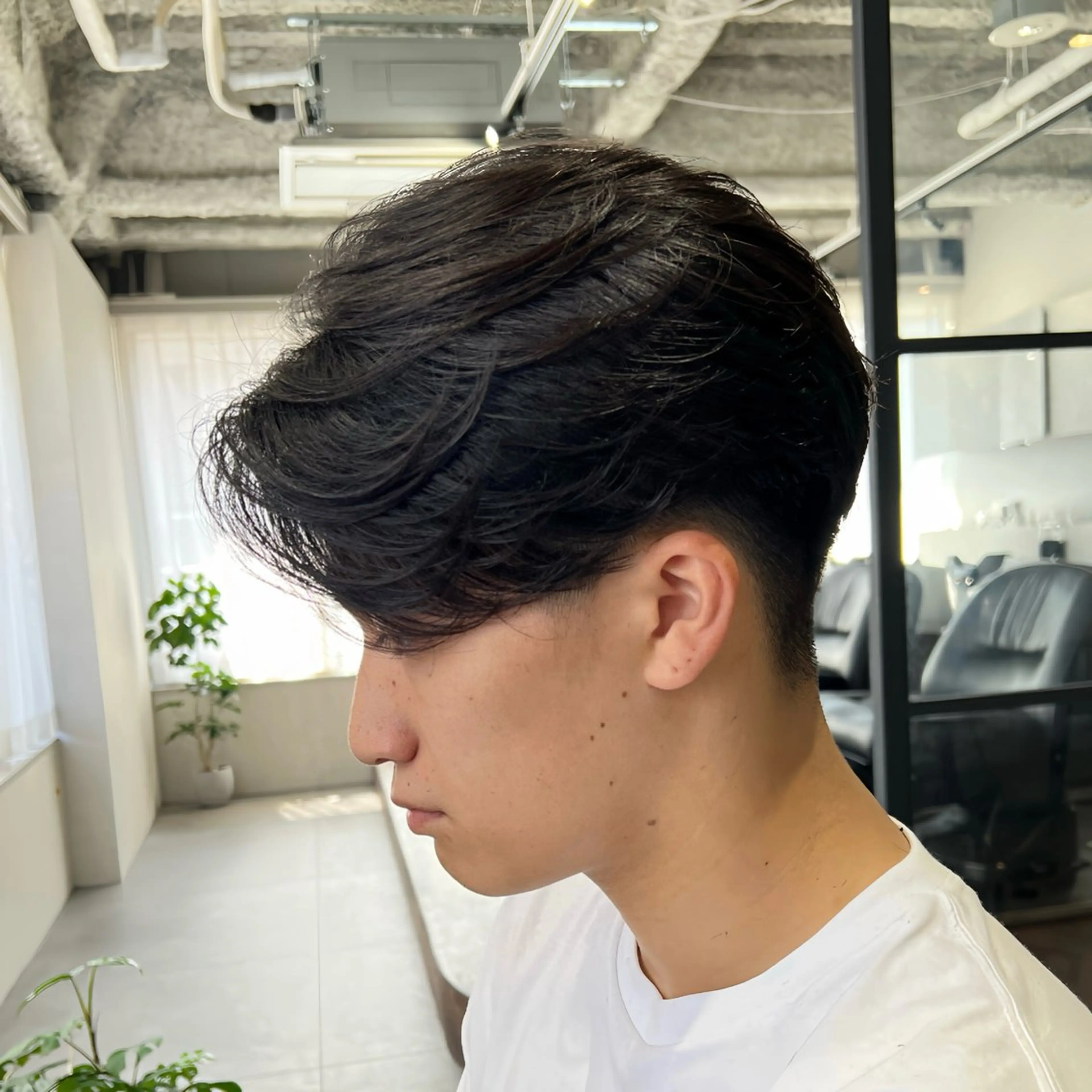 ショート カット パーマ 岸本 桂輝のヘアスタイル