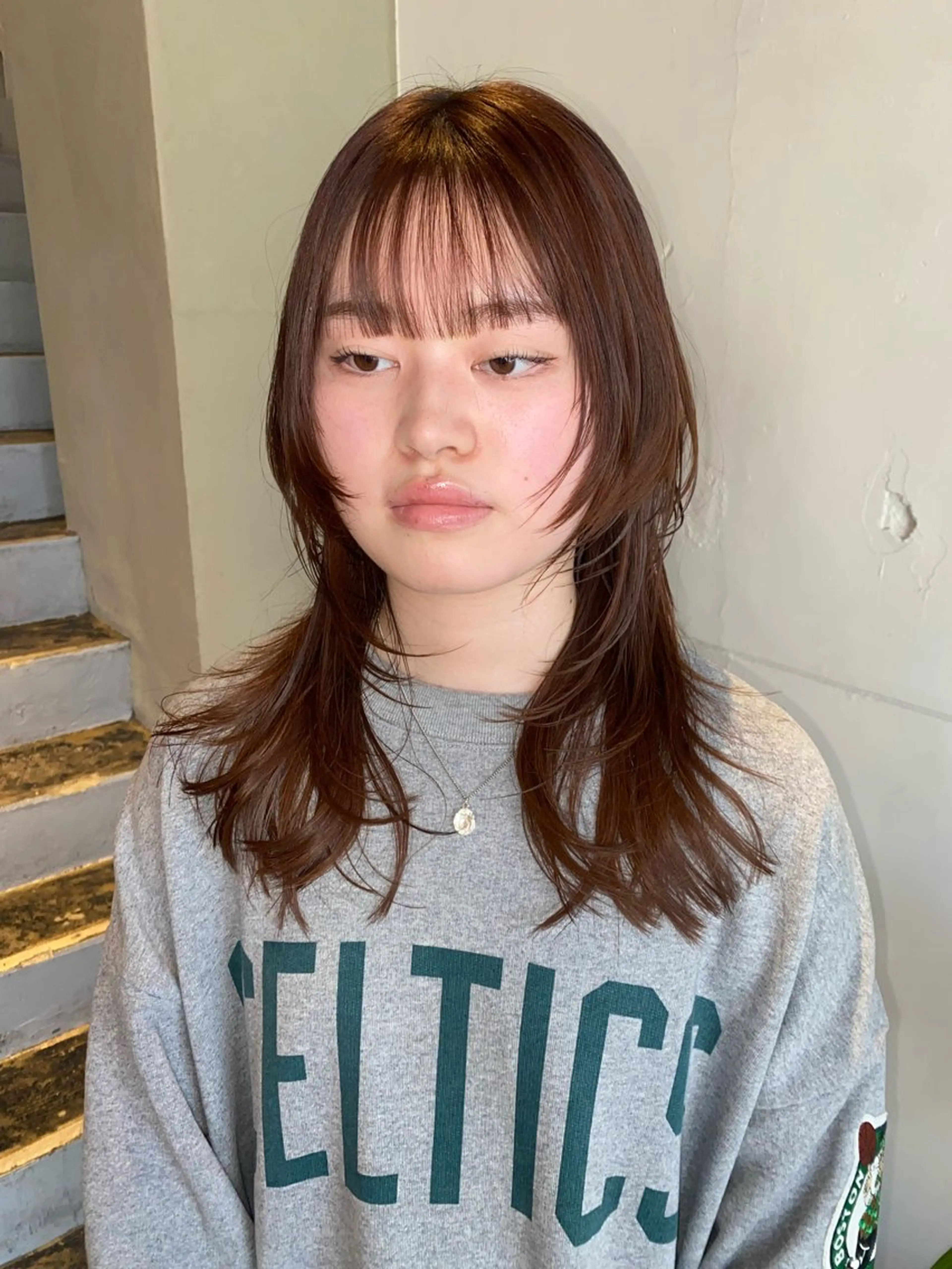 ロング レイヤーカット/ ダブルカラー/櫻井のヘアスタイル