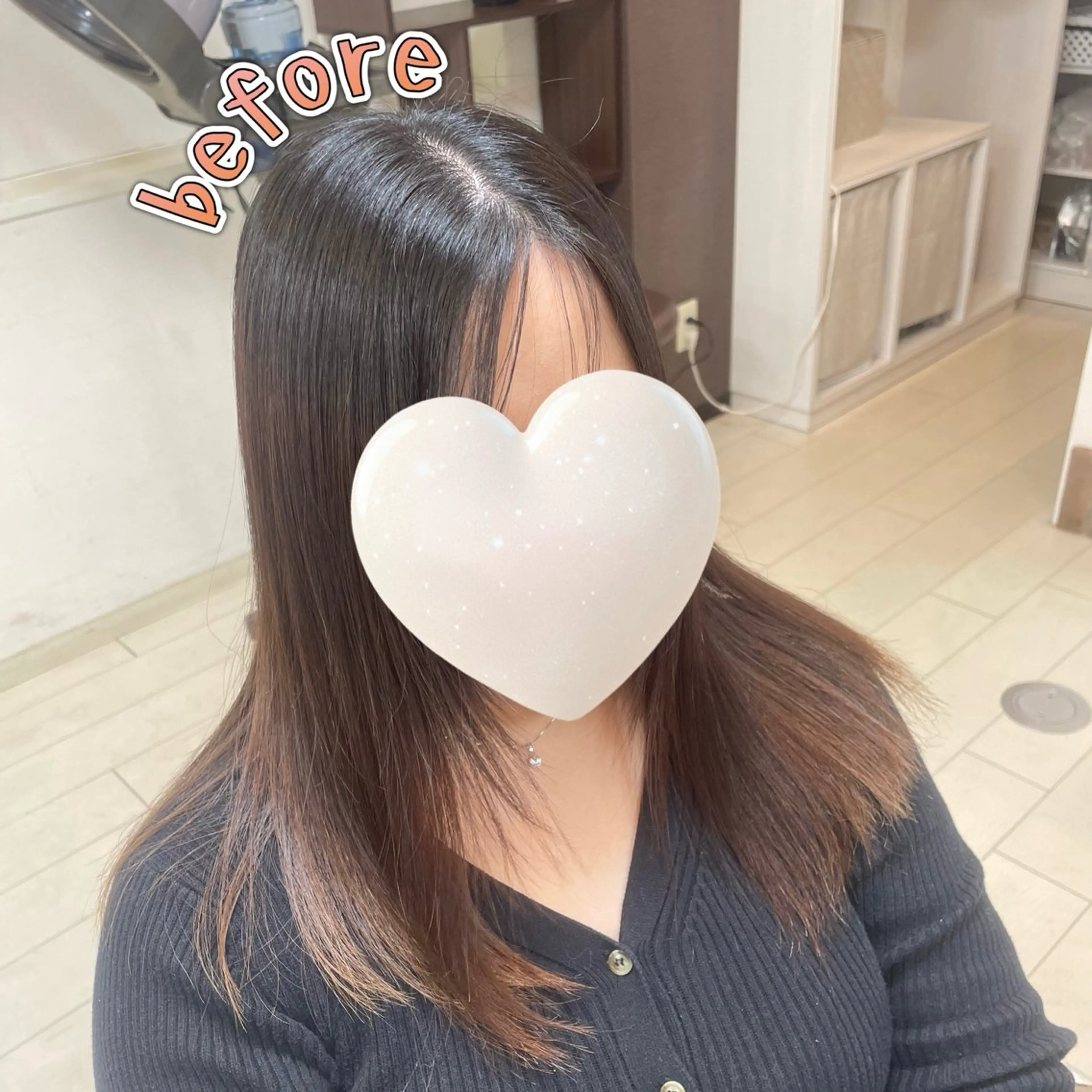 セミロング アミーベル🧸🧡 本店✂️しおりのヘアスタイル
