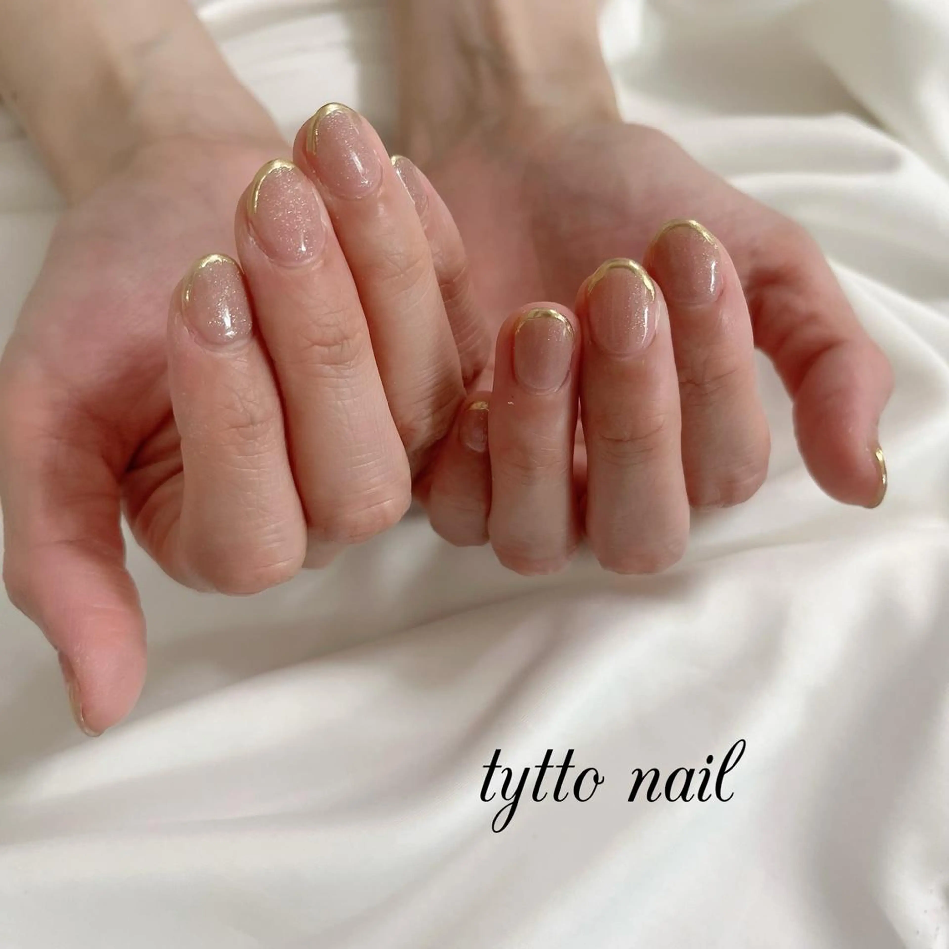 ネイル フレンチネイル マグネットネイル ミラーネイル シンプルネイル ブライダルネイル ハンドネイル tytto nail ❤︎‪‪eri‪‪のネイルデザイン
