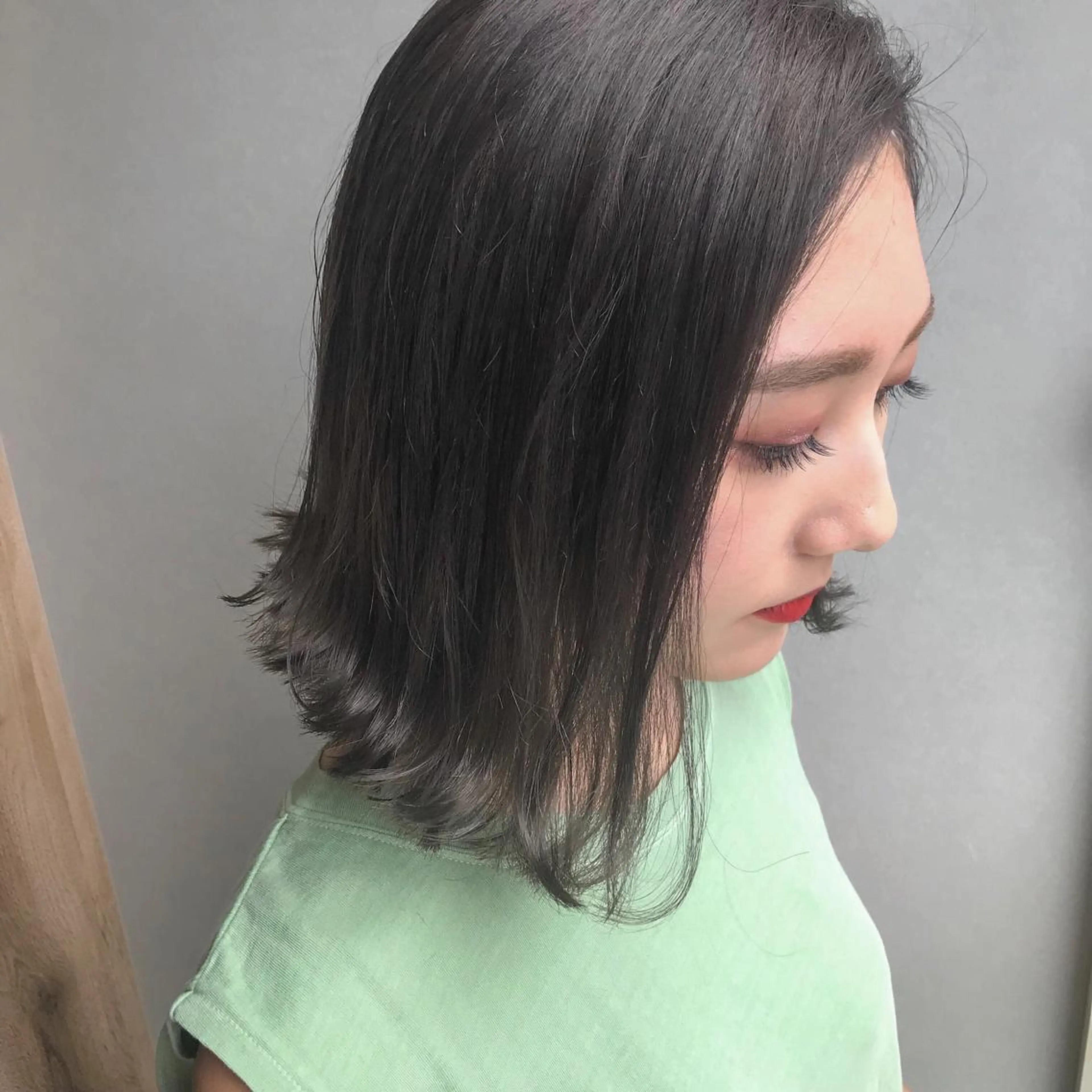 ミディアム カット ヘアカラー AMELE所属・店長【似合わせヘア】 前杉健太のヘアスタイル