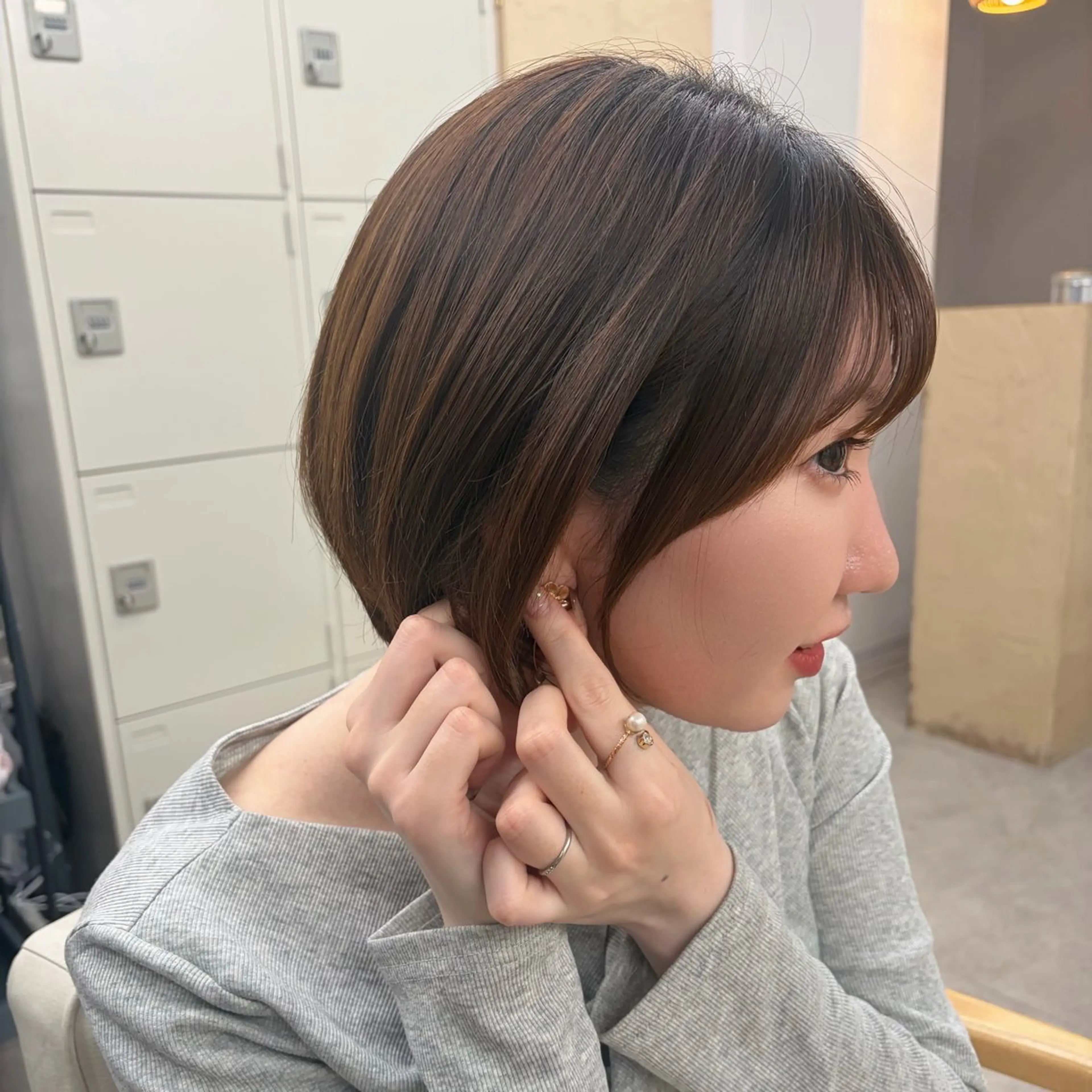 ショート 縮毛矯正 髪も心も健康に🤎 /原亜希子のヘアスタイル