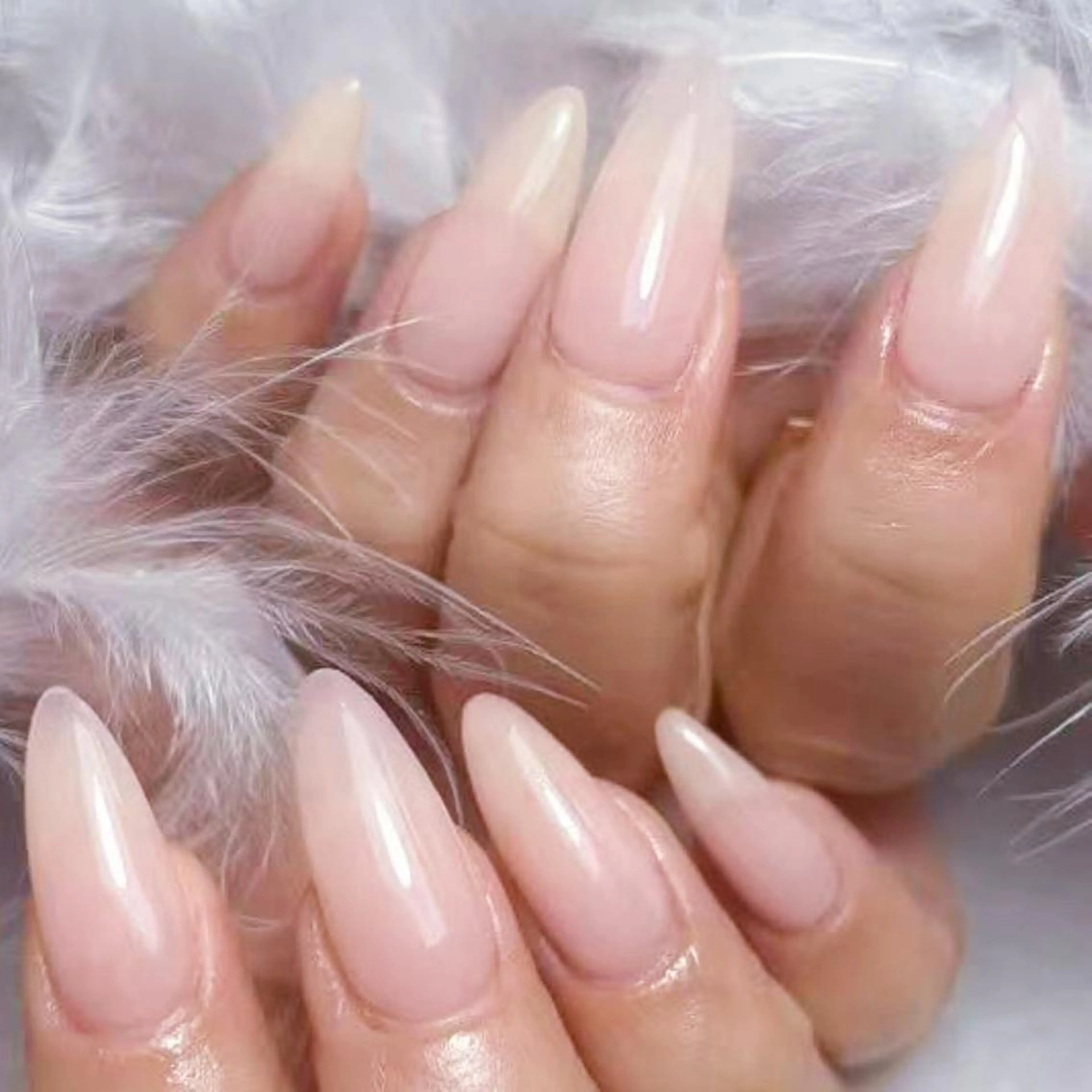 ネイル アートネイル オーロラネイル フラッシュネイル ガーリー キラキラネイル DIAMOND NailStudioのネイルデザイン
