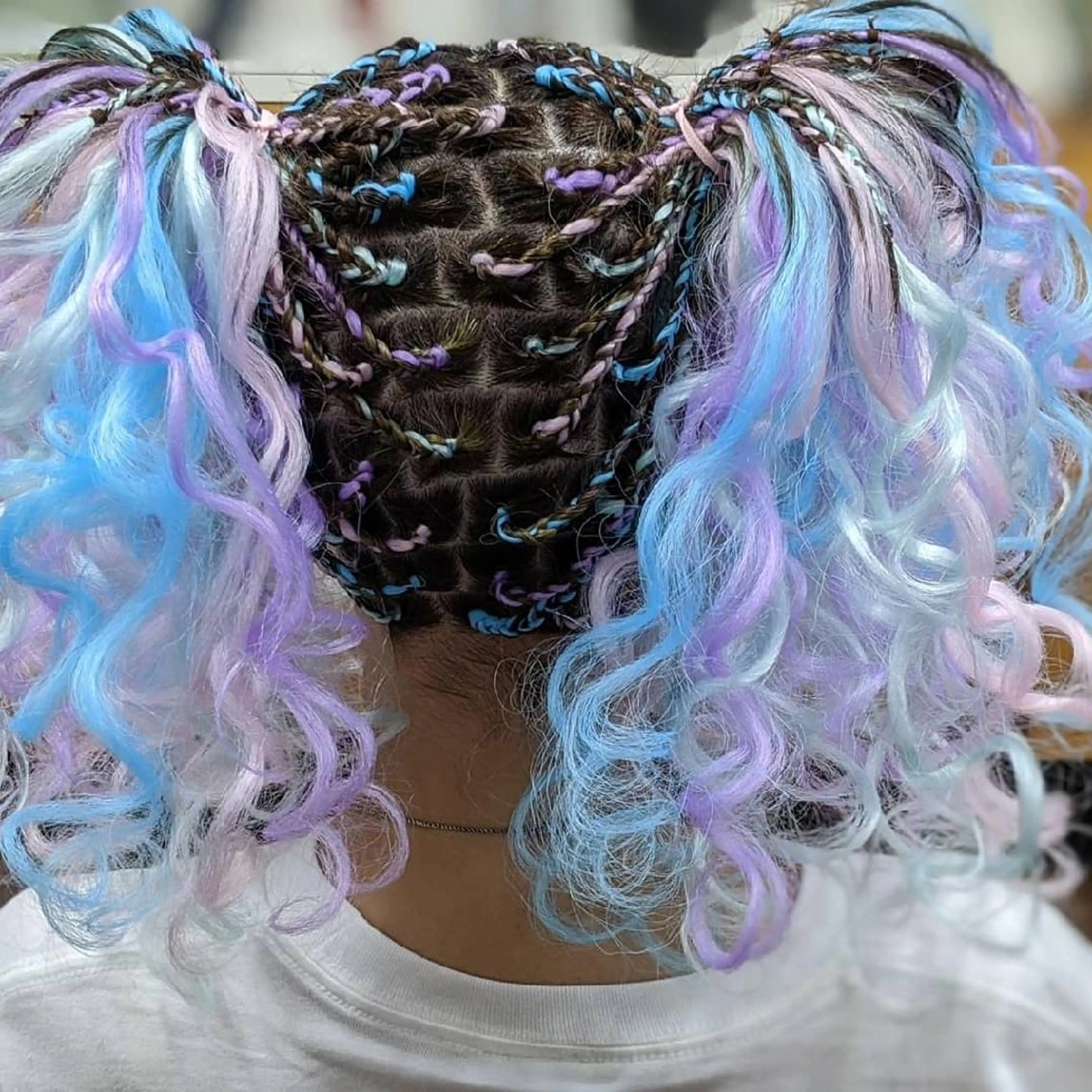 ロング ヘアアレンジ エクステ scamp ★のヘアスタイル