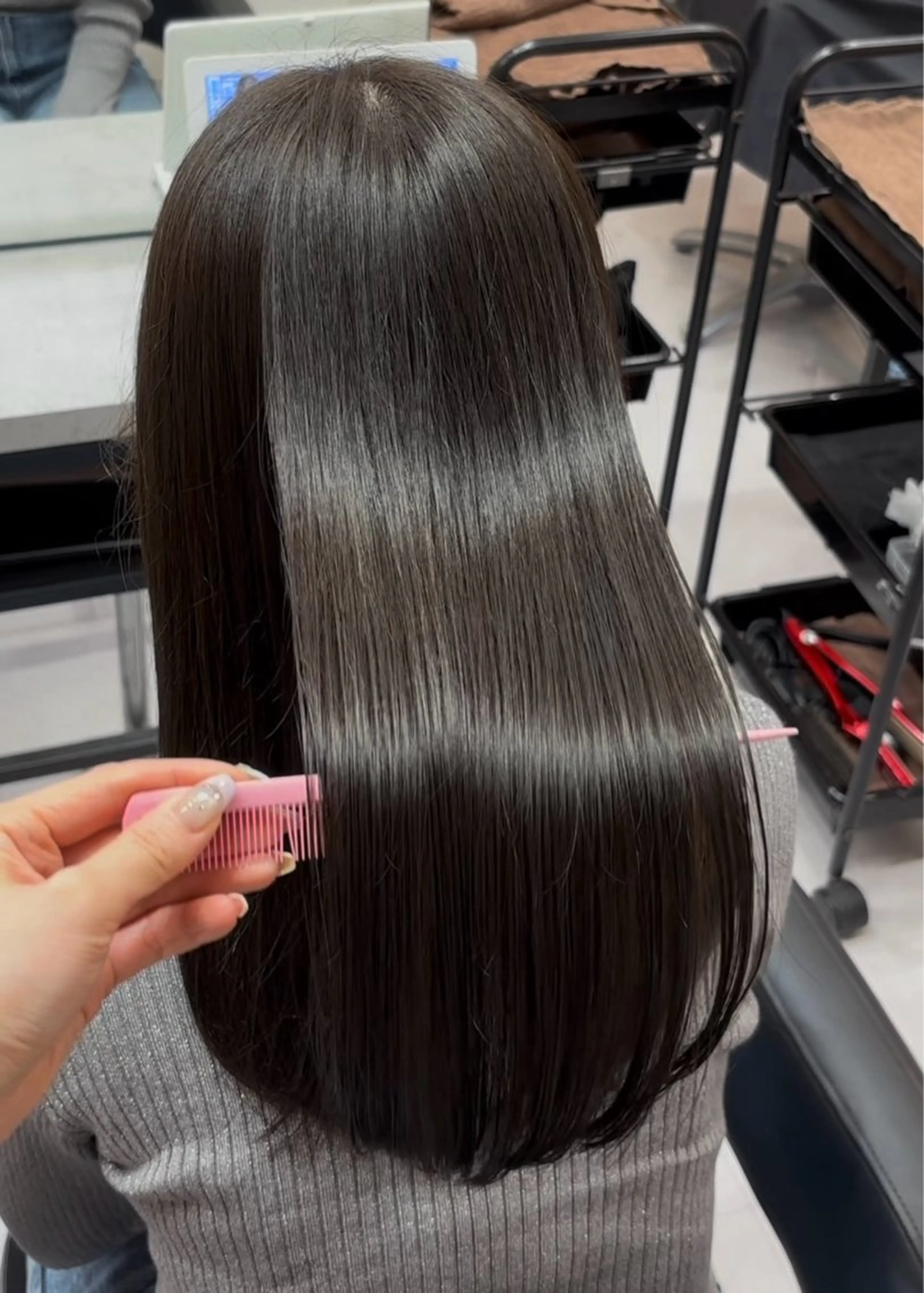 ロング カラー ヘアカラー トリートメント 透明感カラー🩰🤍 髪質改善🪄/伽音のヘアスタイル