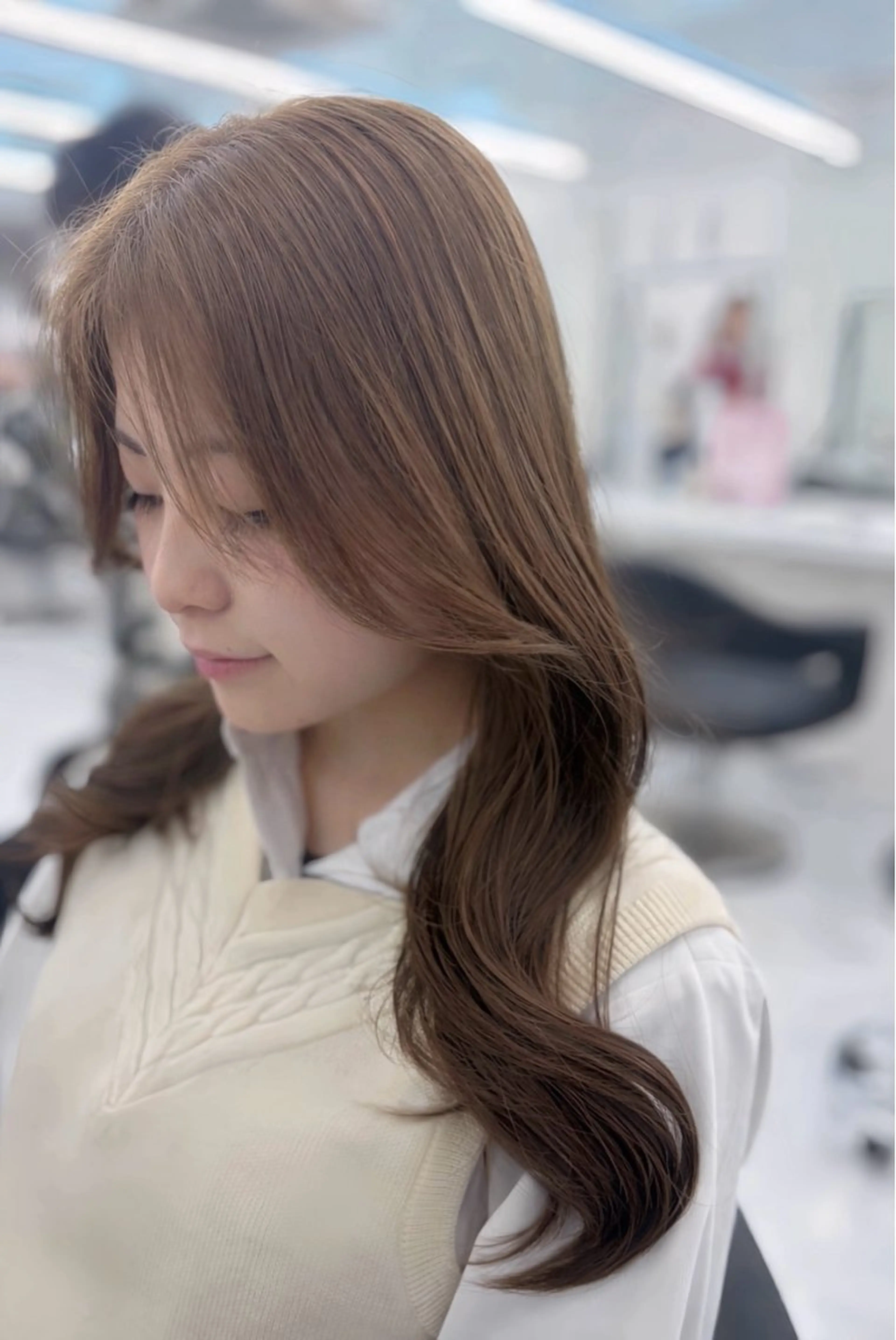 ロング カラー カット ヘアカラー 藍斗｜透明感カラー /レイヤーのヘアスタイル