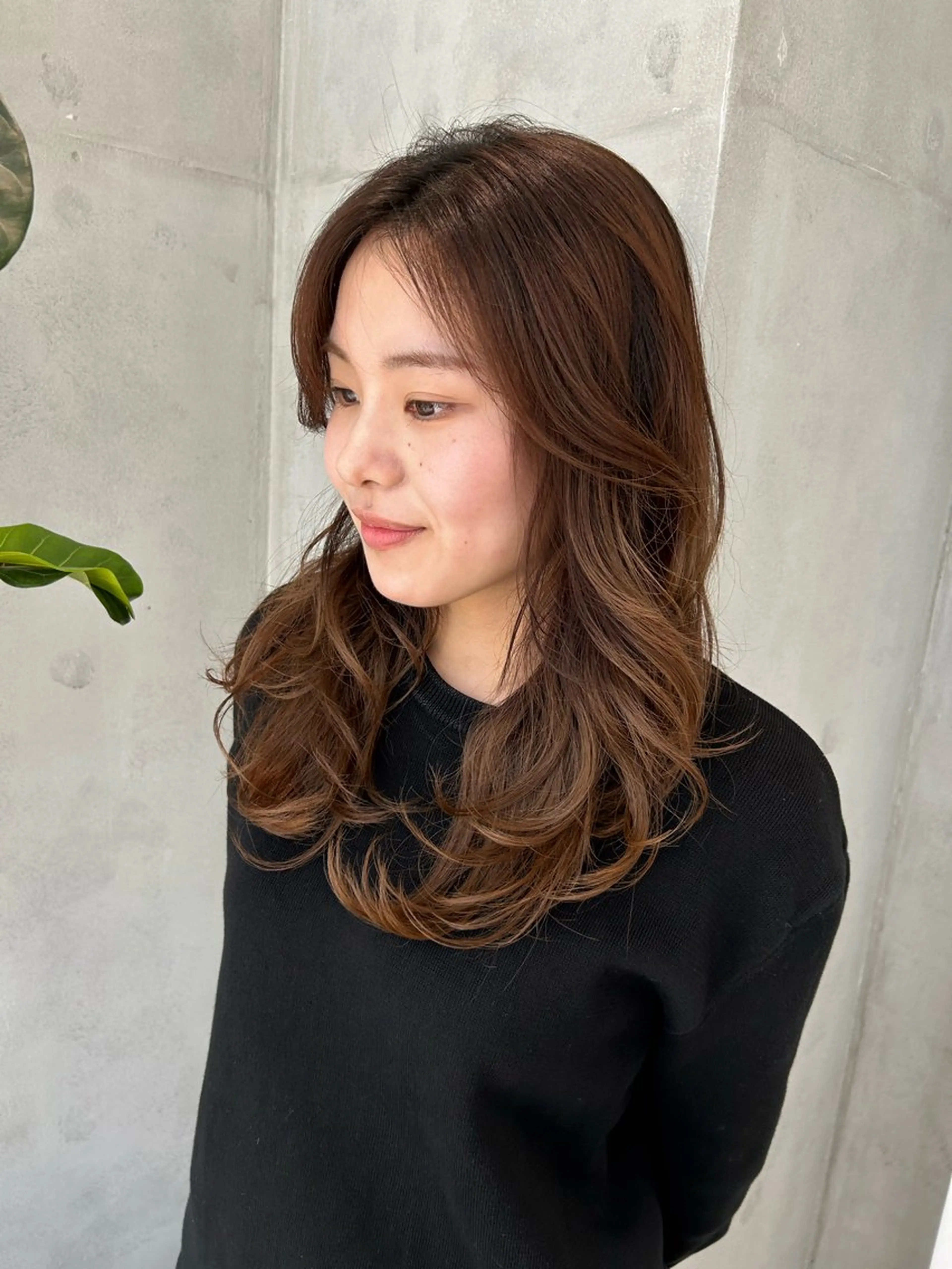ロング レイヤーカット トリートメント null 《 栞 》のヘアスタイル