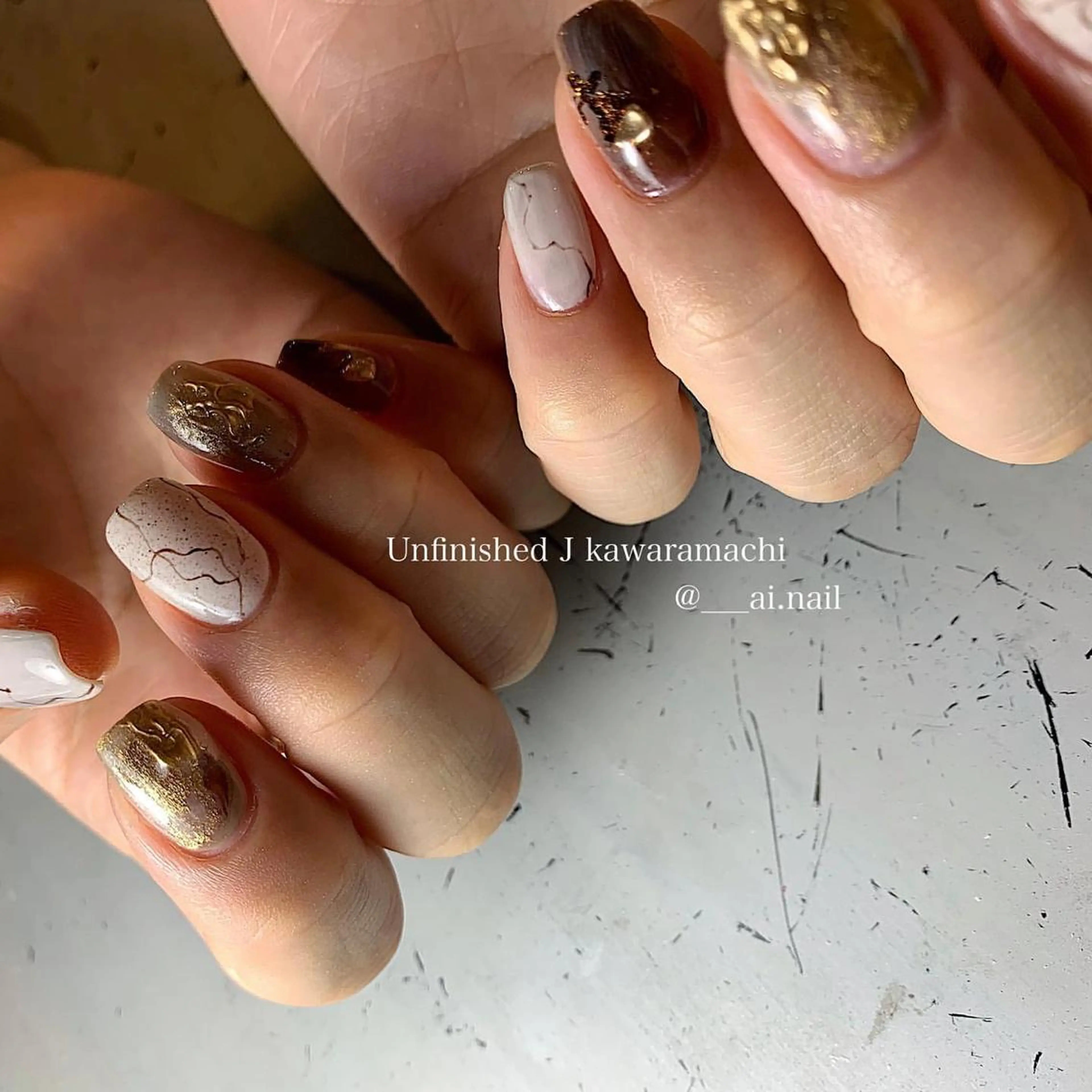 ネイル 🍃伏見 / soL nail / aiのネイルデザイン