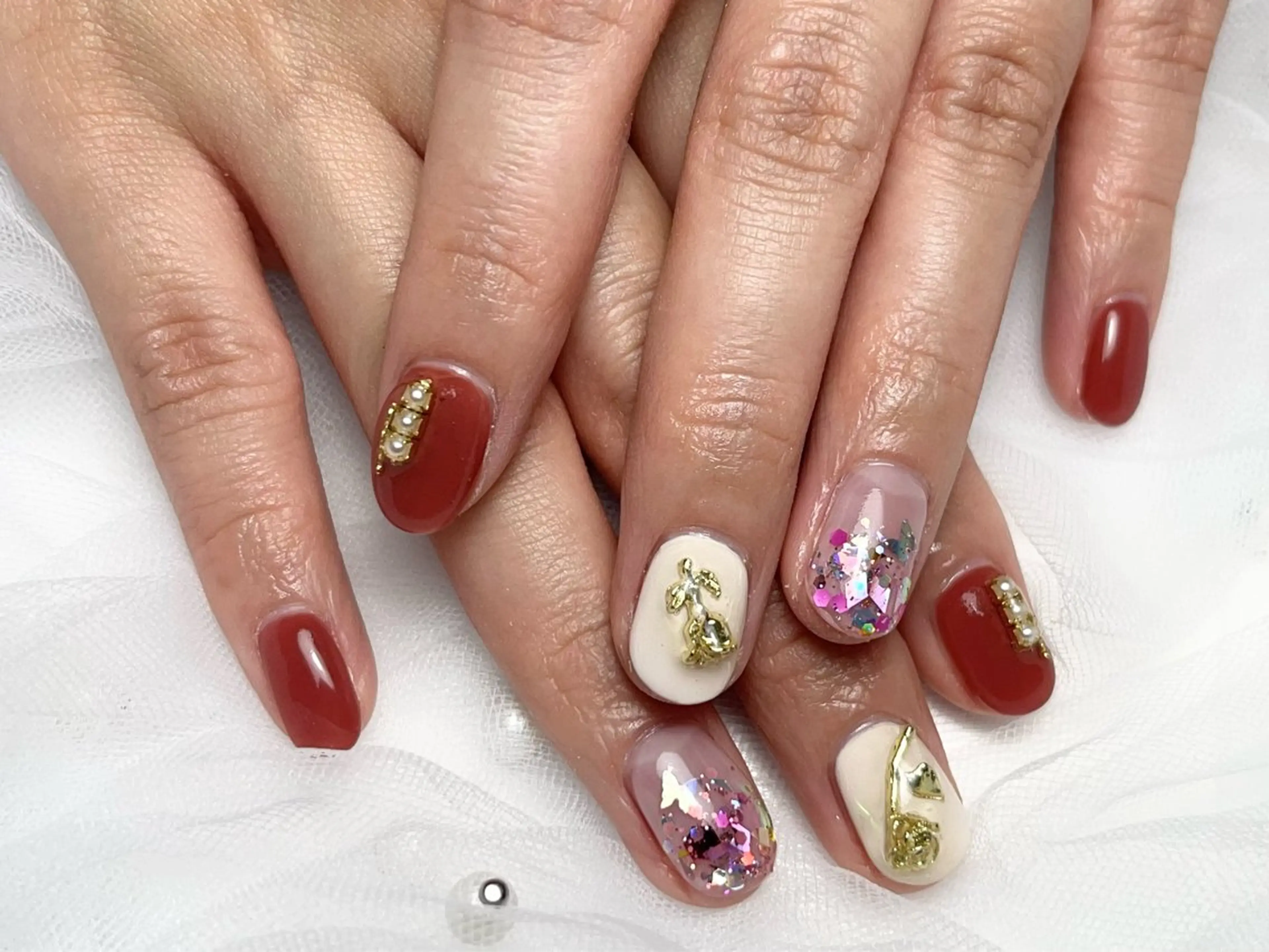 ネイル ジェルネイル パラジェル Rs nail 新宿西口のネイルデザイン