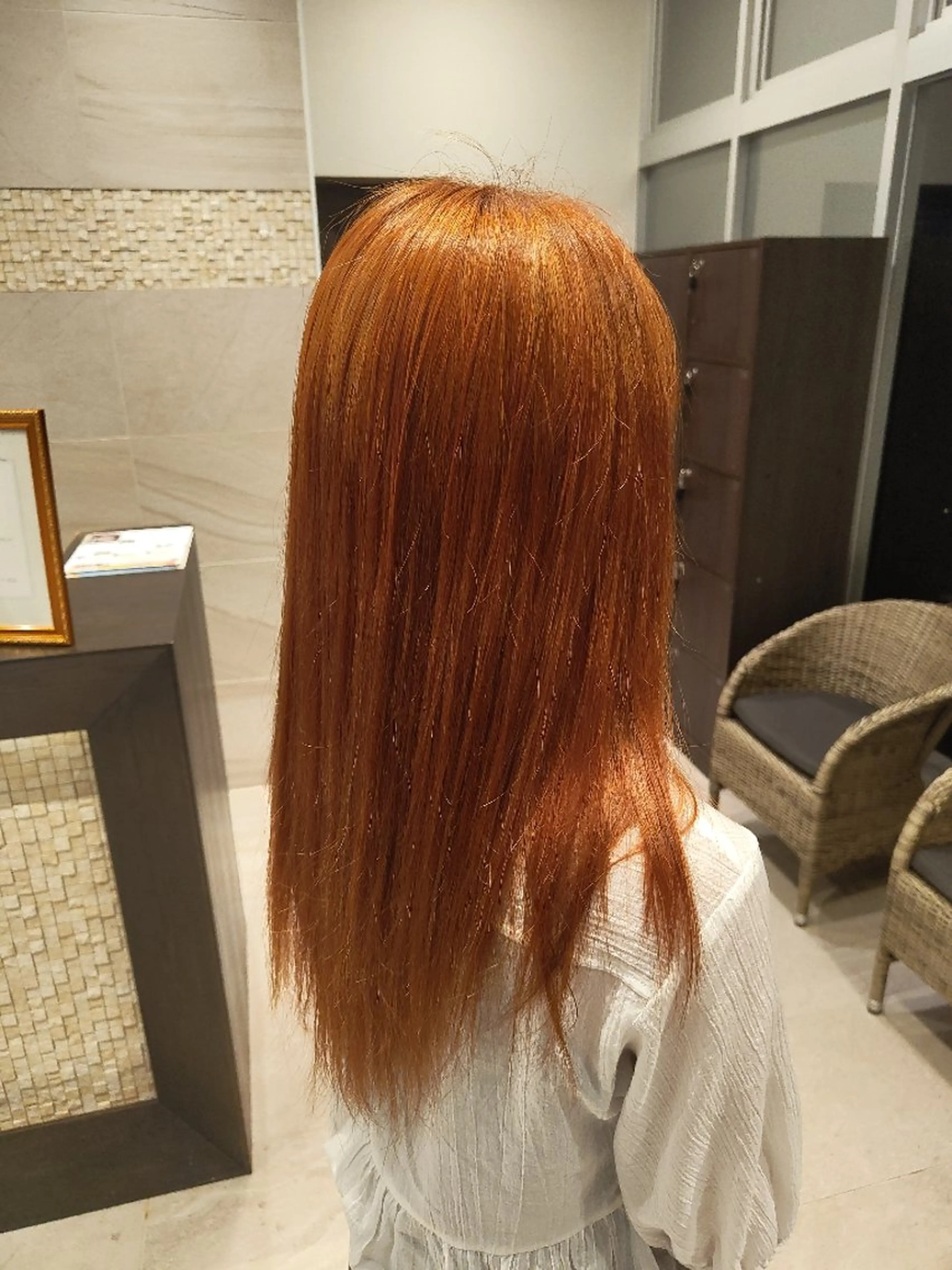 カラー ロング オレンジ 鈴木 万里奈のその他イメージ