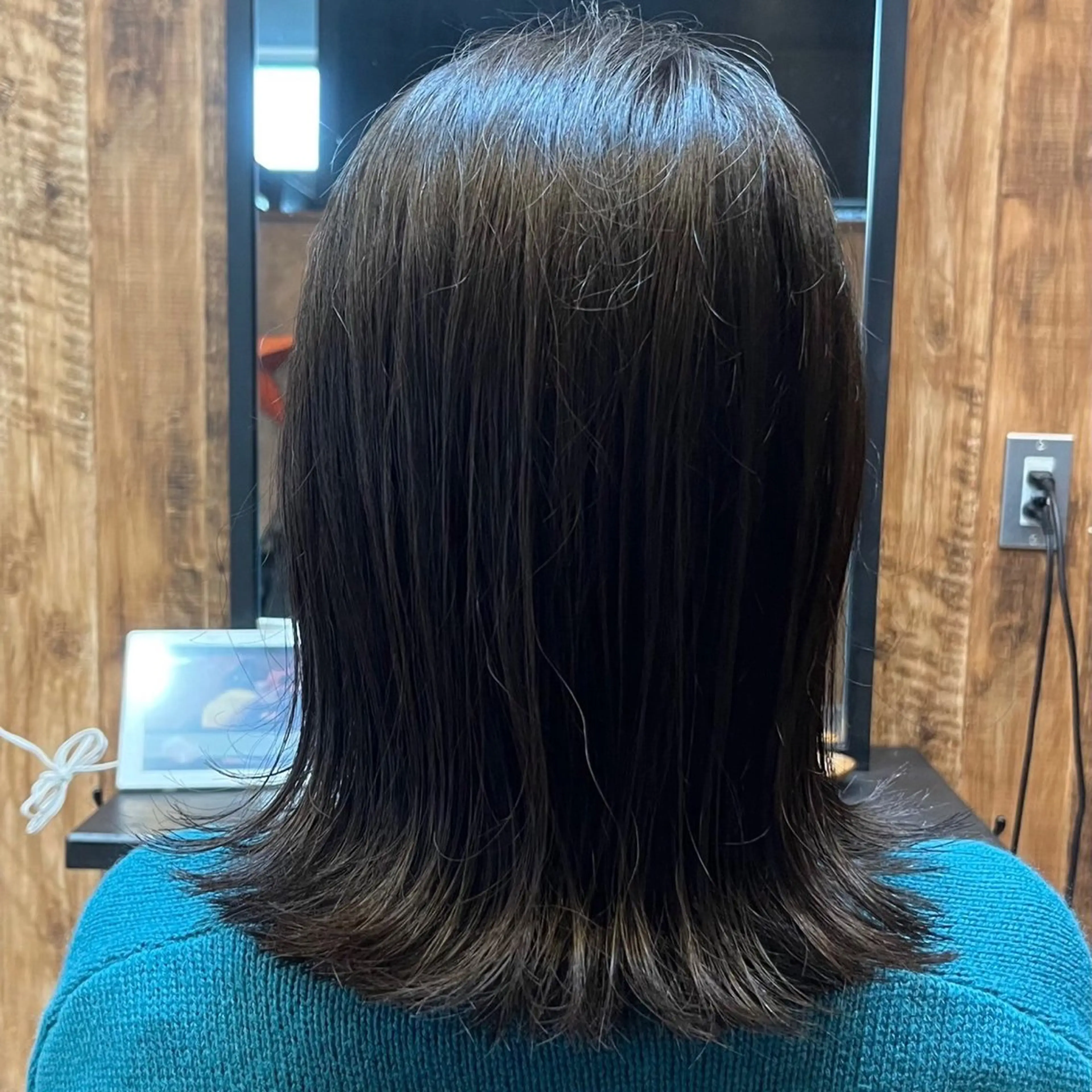 ミディアム 外ハネヘア ヘアアレンジ/ カラー/hazukiのヘアスタイル