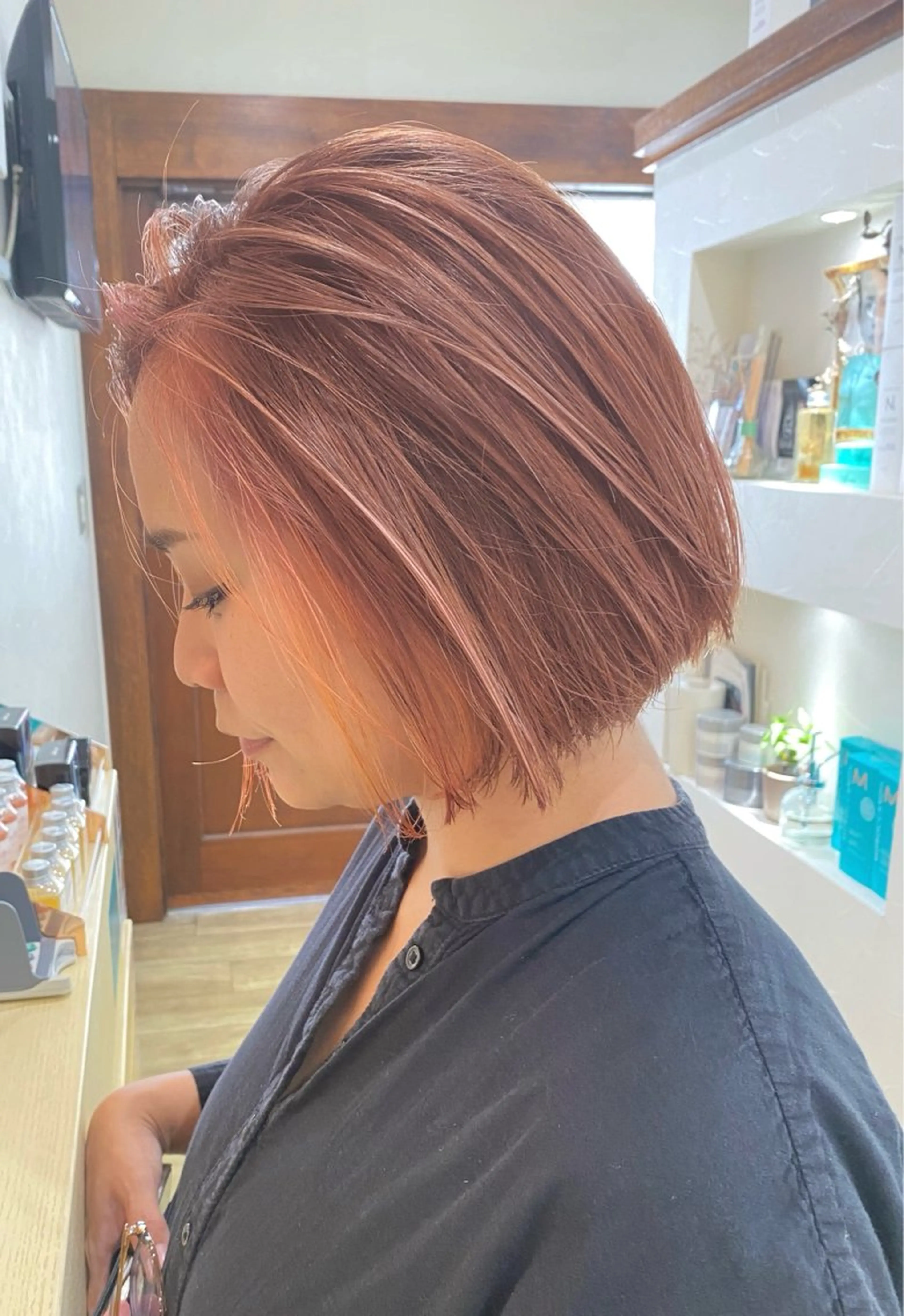 ショート カラー カット ヘアカラー grand juteのヘアスタイル