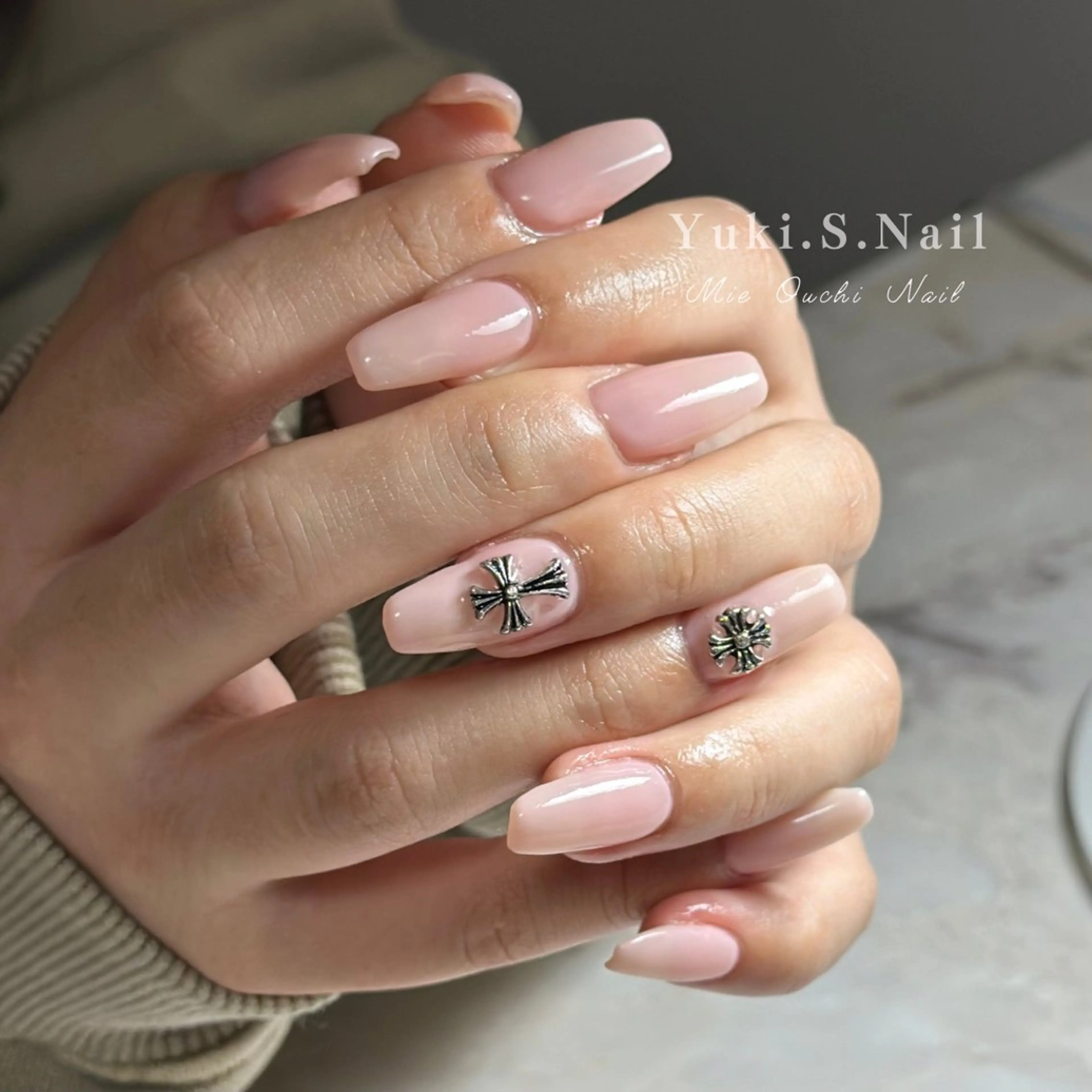 ロング ハンドネイル Yuki S.Nailのネイルデザイン