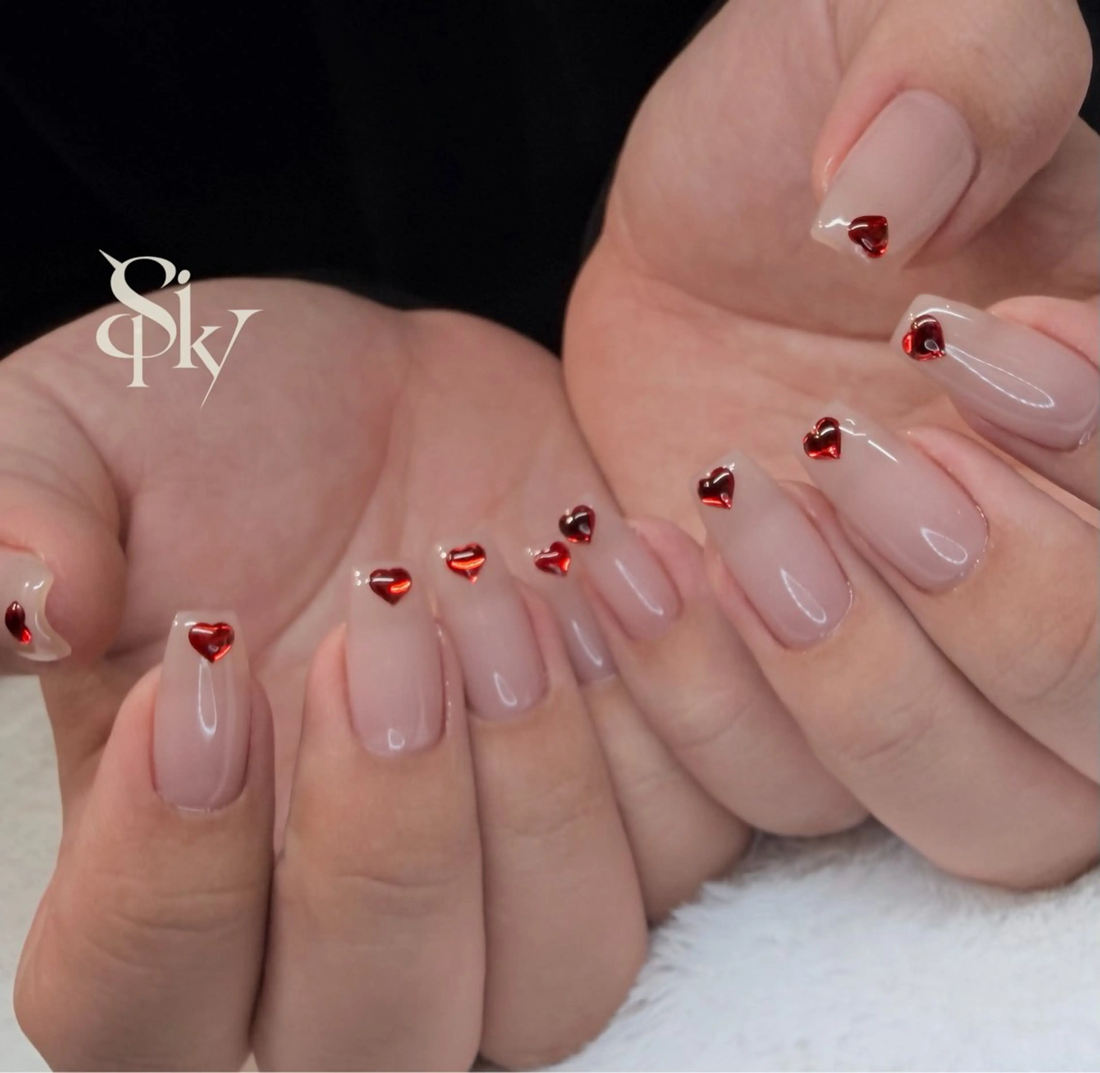 ネイル ハンドネイル Spiky とうげ ふうかのネイルデザイン