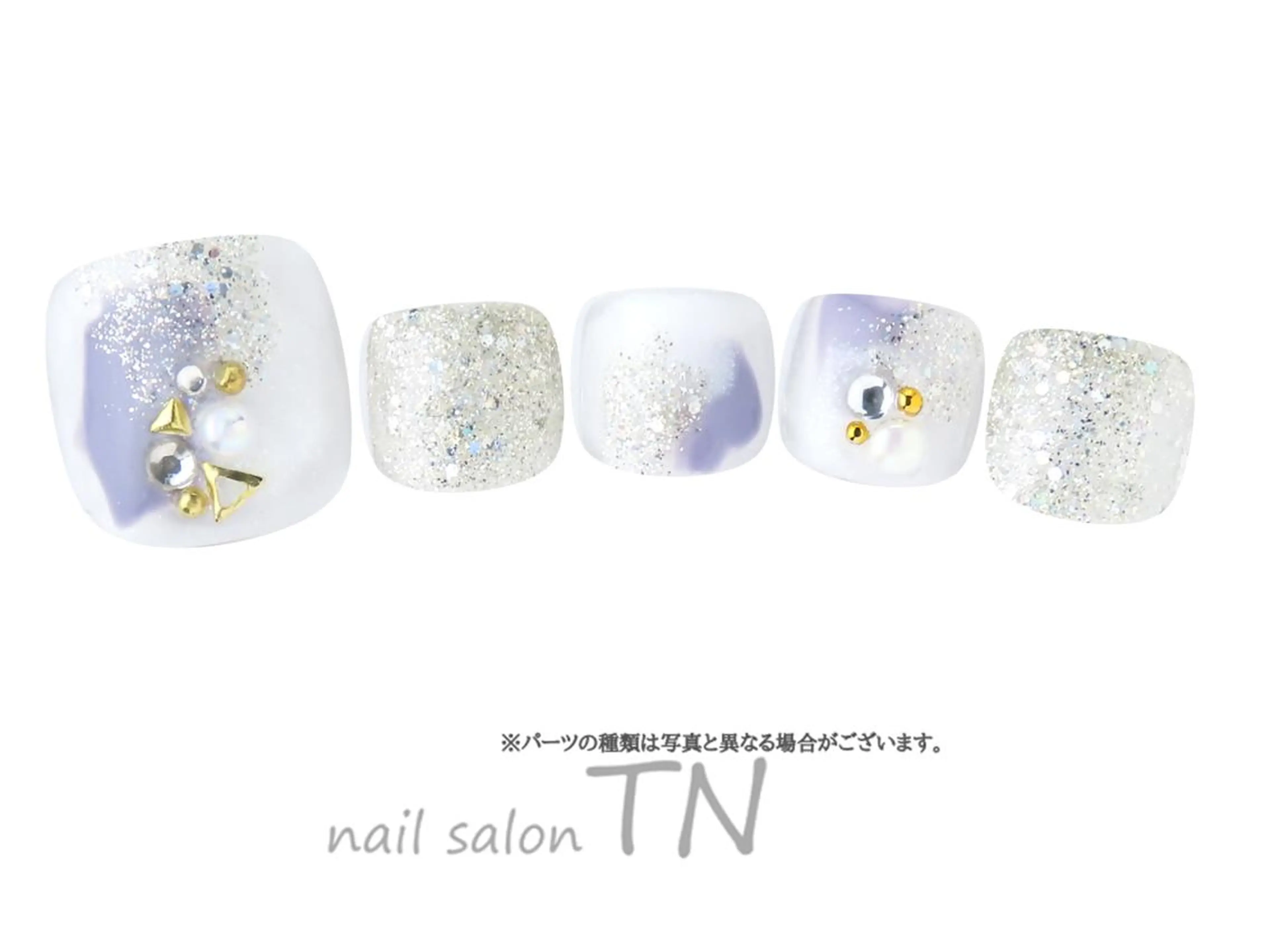 ネイル 長さ出し フットネイル ジェルネイル ハードジェル スカルプネイル フットネイル 澤田 美幸のネイルデザイン