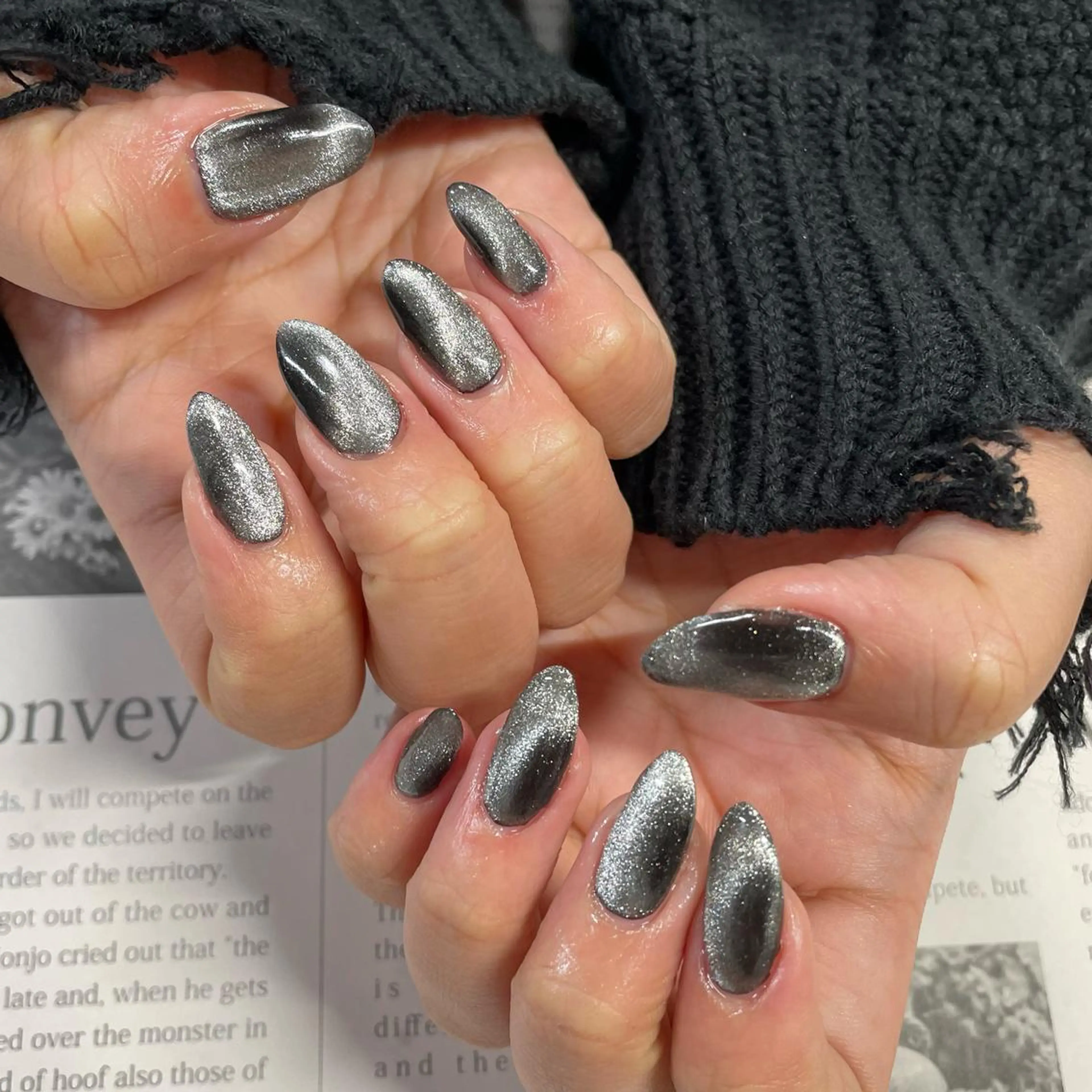 ネイル マグネットネイル 奥園 良恵のネイルデザイン