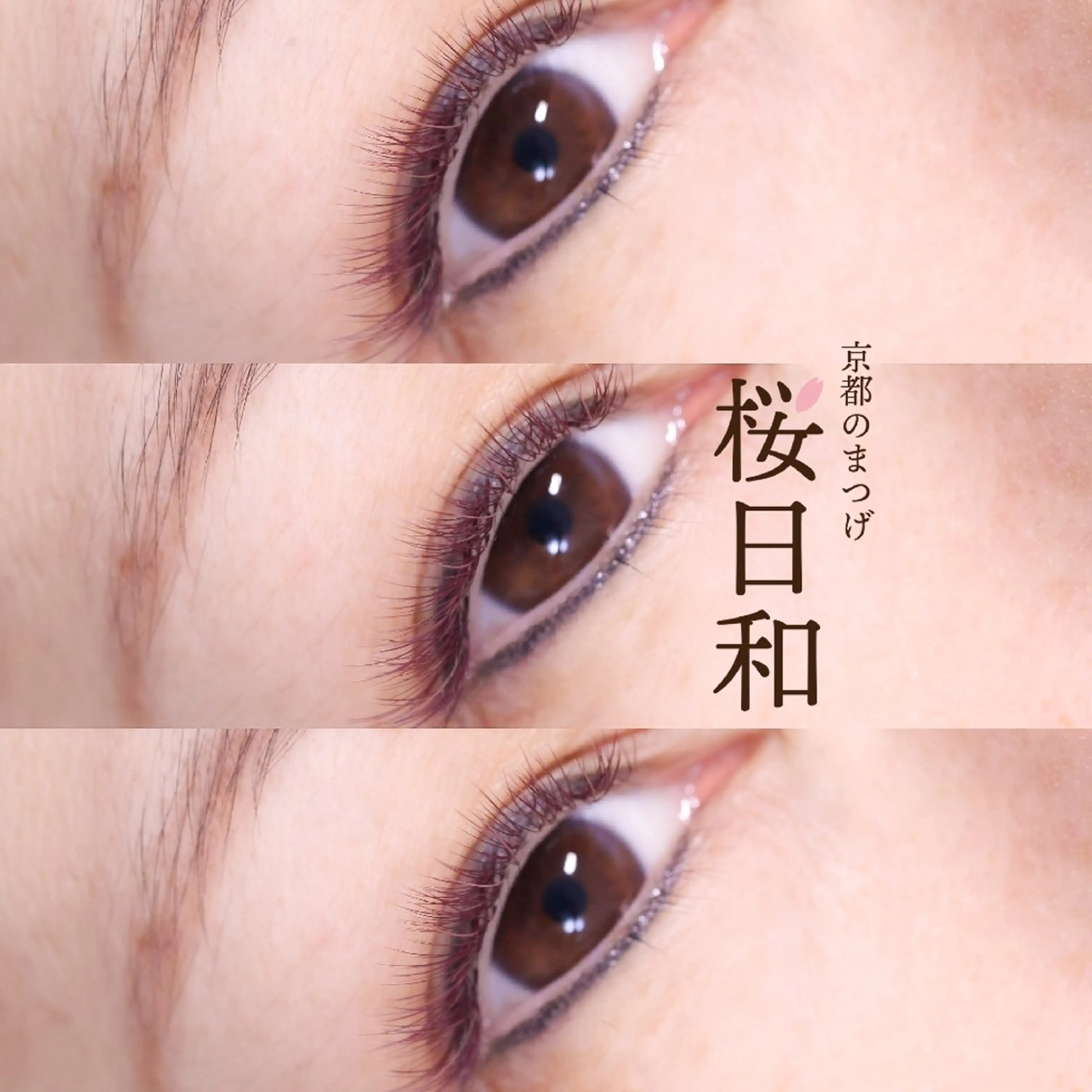 マツエク・マツパ カラーマツエク セクシー マツエク 京都のまつげ桜日和 小島美桜のマツエク・マツパデザイン