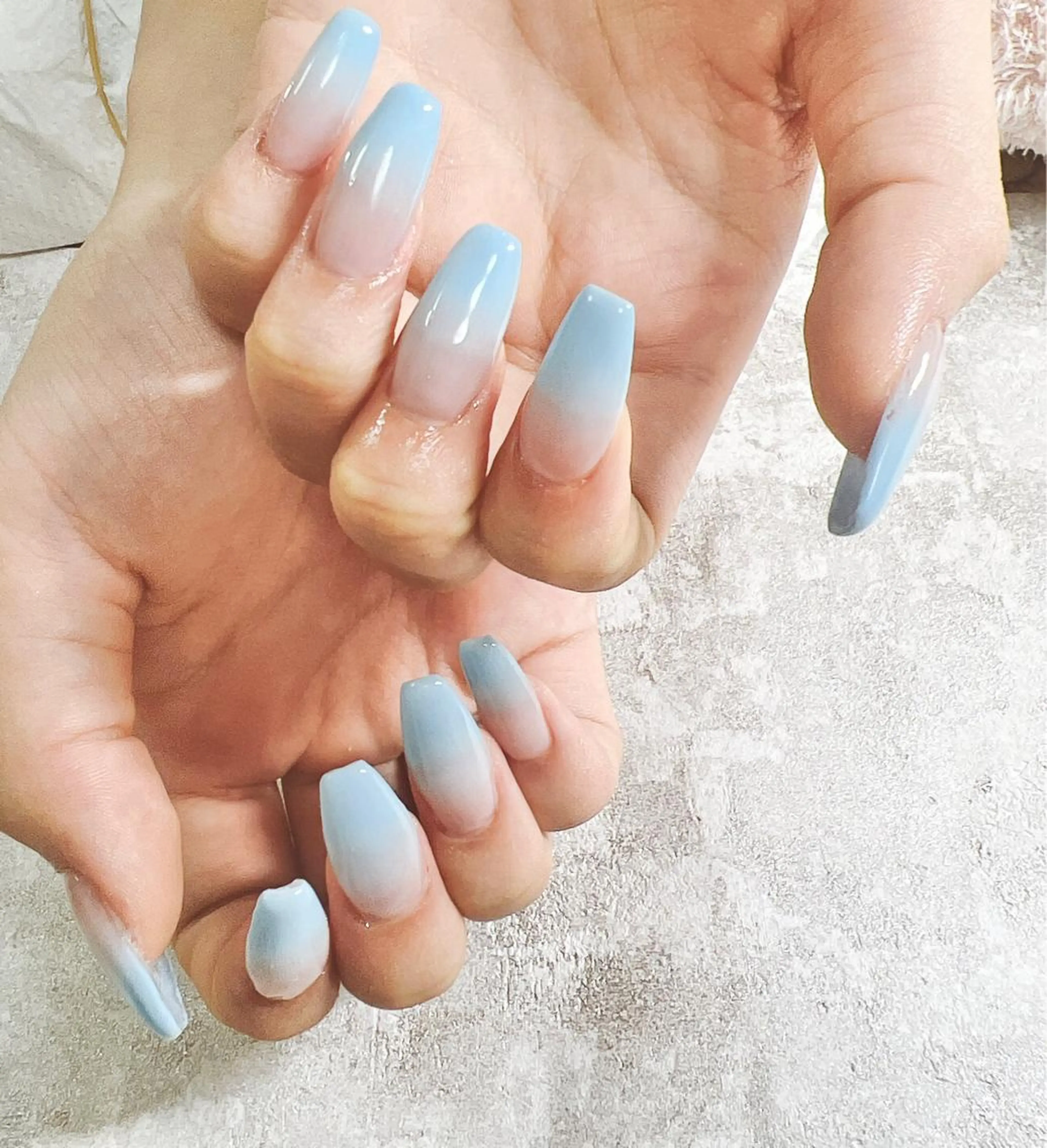 ネイル グラデーション スカルプネイル プレシャス所属・小川 ogawaのネイルデザイン