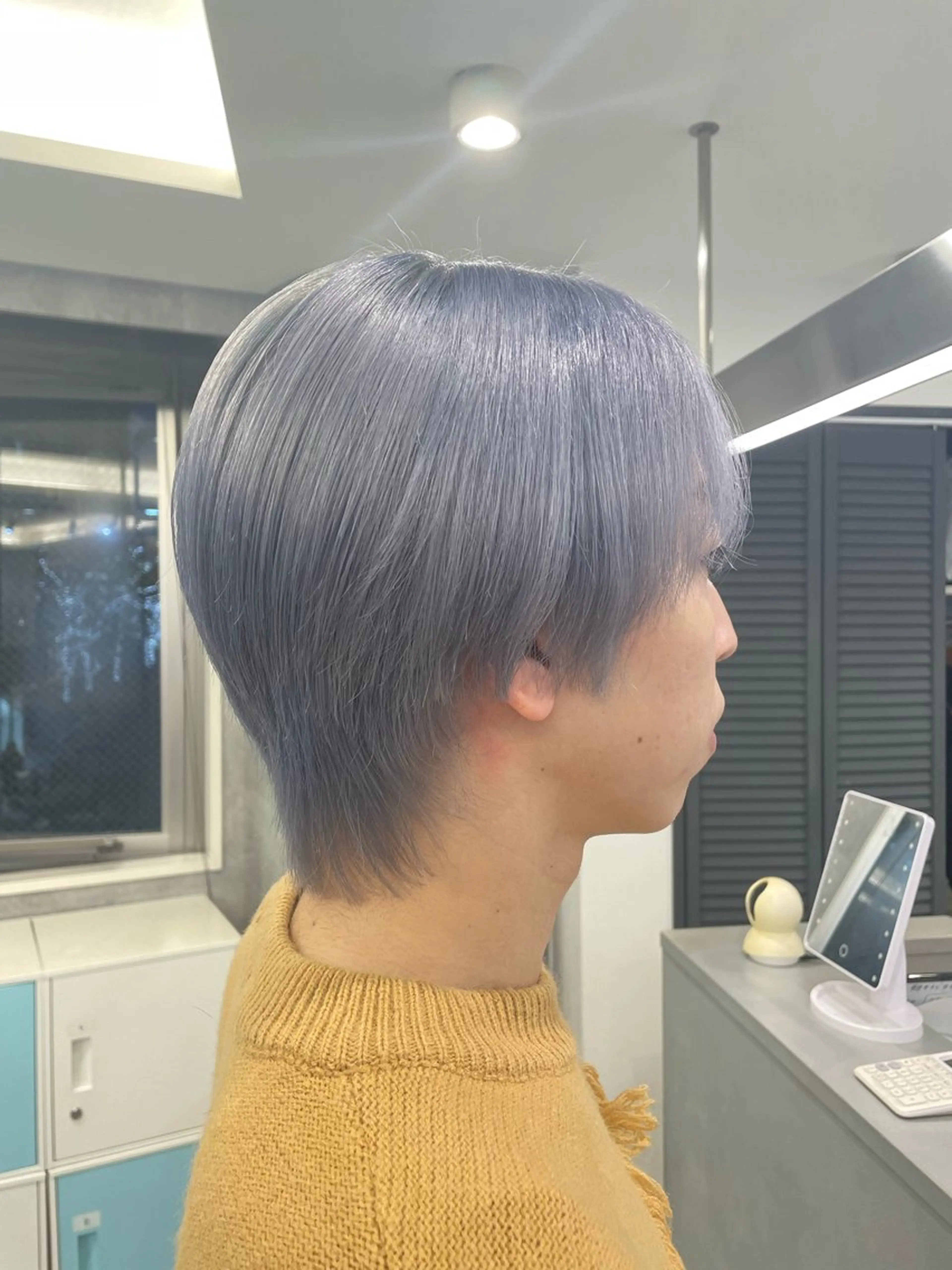 メンズ ヘアカラー トリートメント ♡似合わせハイトーン ♡maiのヘアスタイル