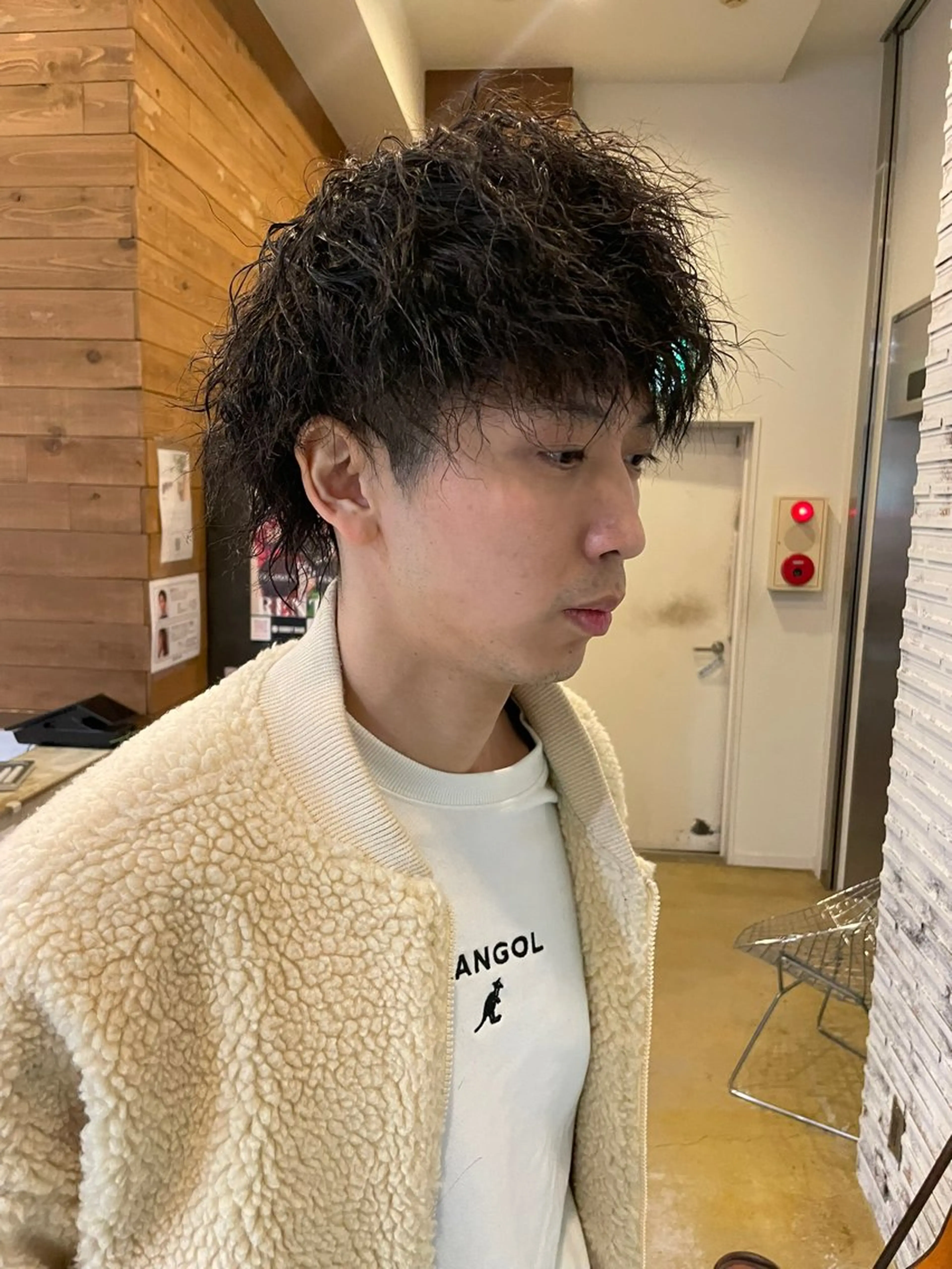 ショート パーマ メンズ パーマ特化 motooのヘアスタイル