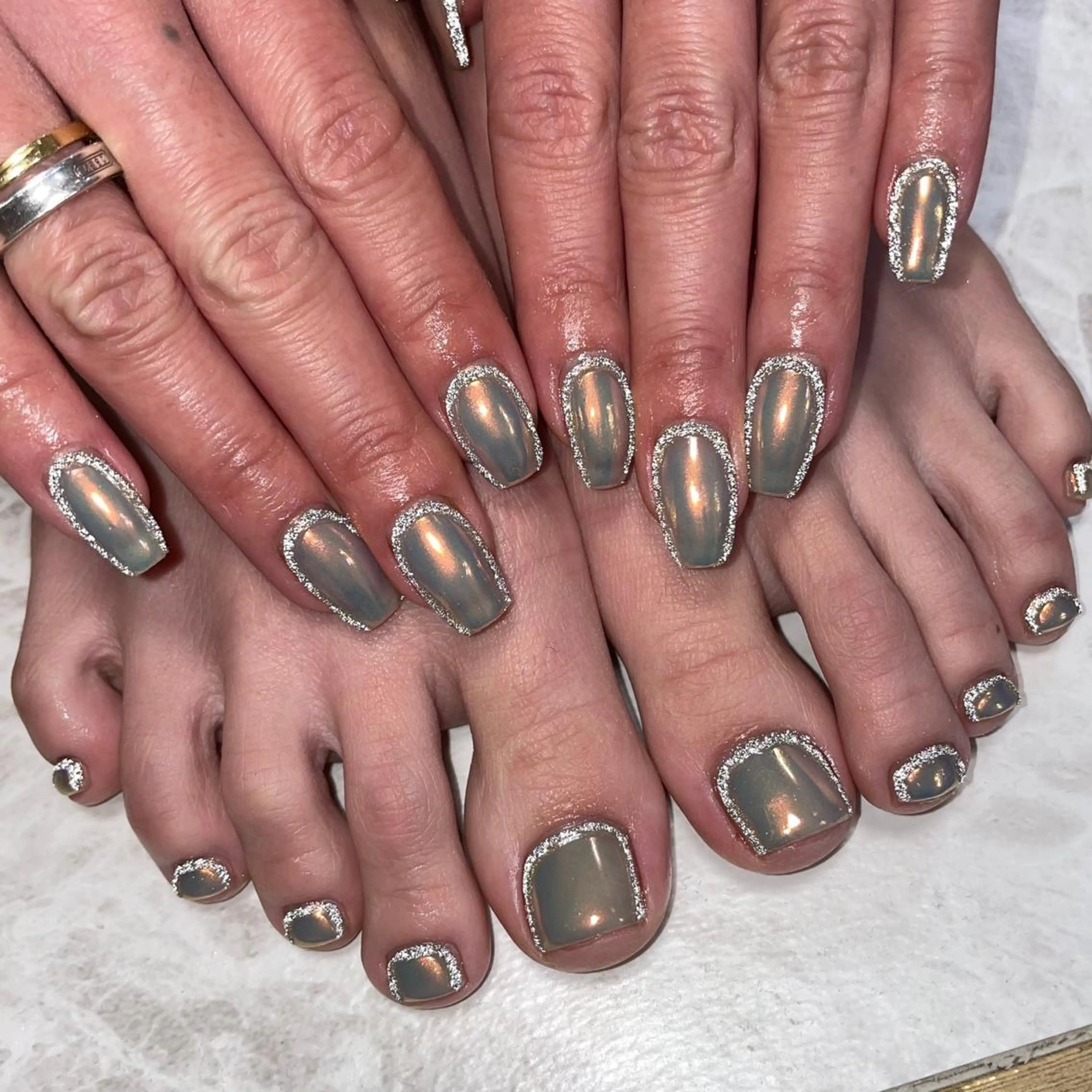 フットジェルやり放題メニュー(一部別途デザインあり)の写真