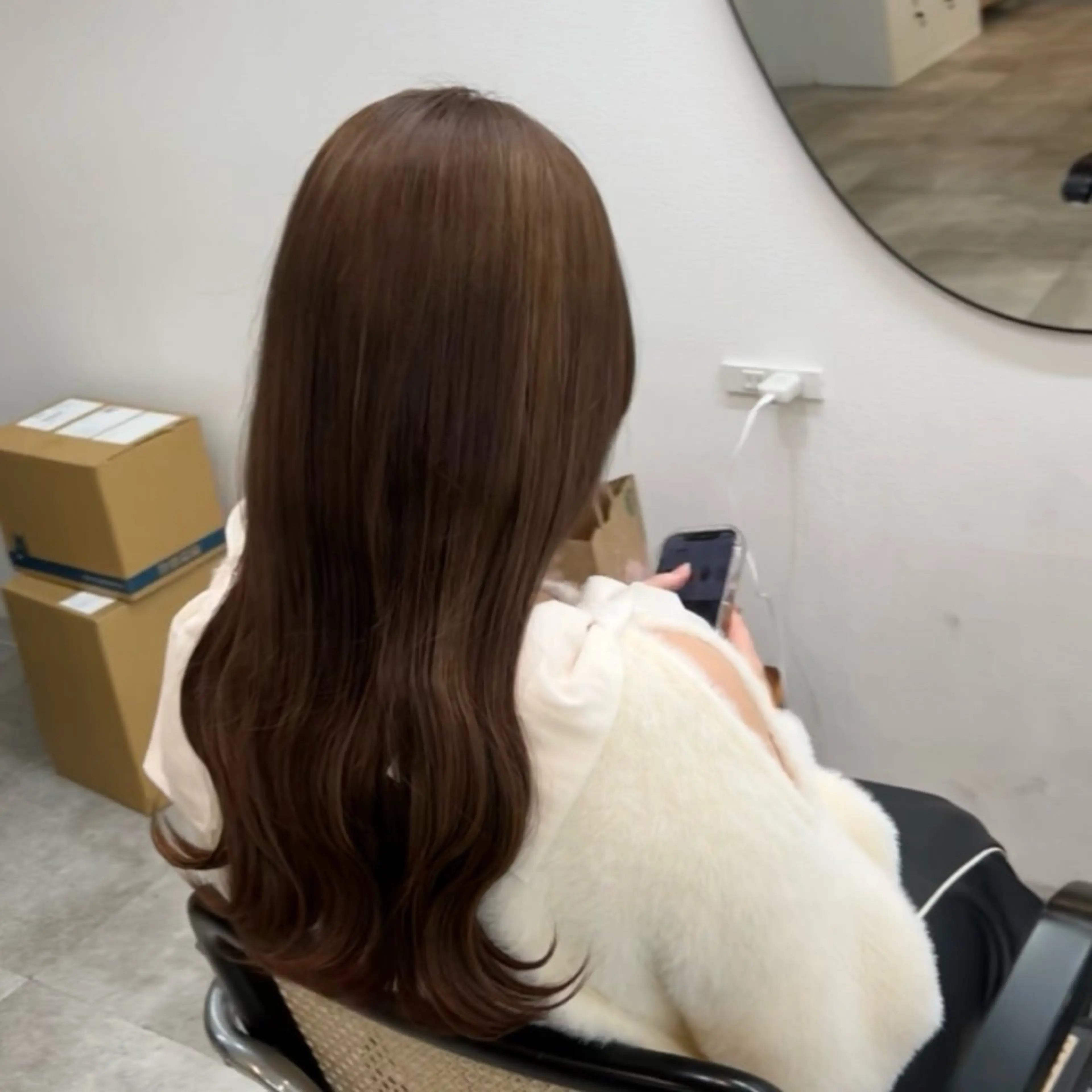 ロング カラー ベージュカラー ブリーチ シルバー ヘアカラー ブリーチカラー/原宿 /髪質改善/shinのヘアスタイル