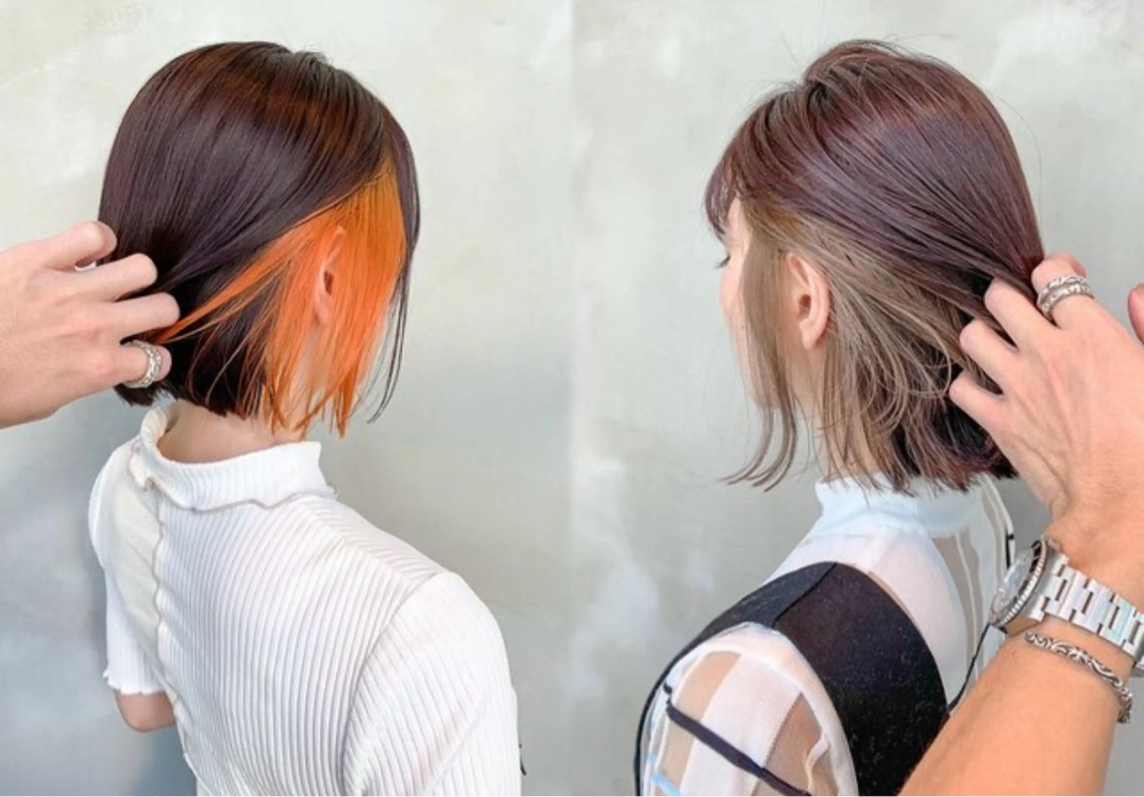 💘【ブリーチインナーカラー】💘+3steptreatment✨️の写真