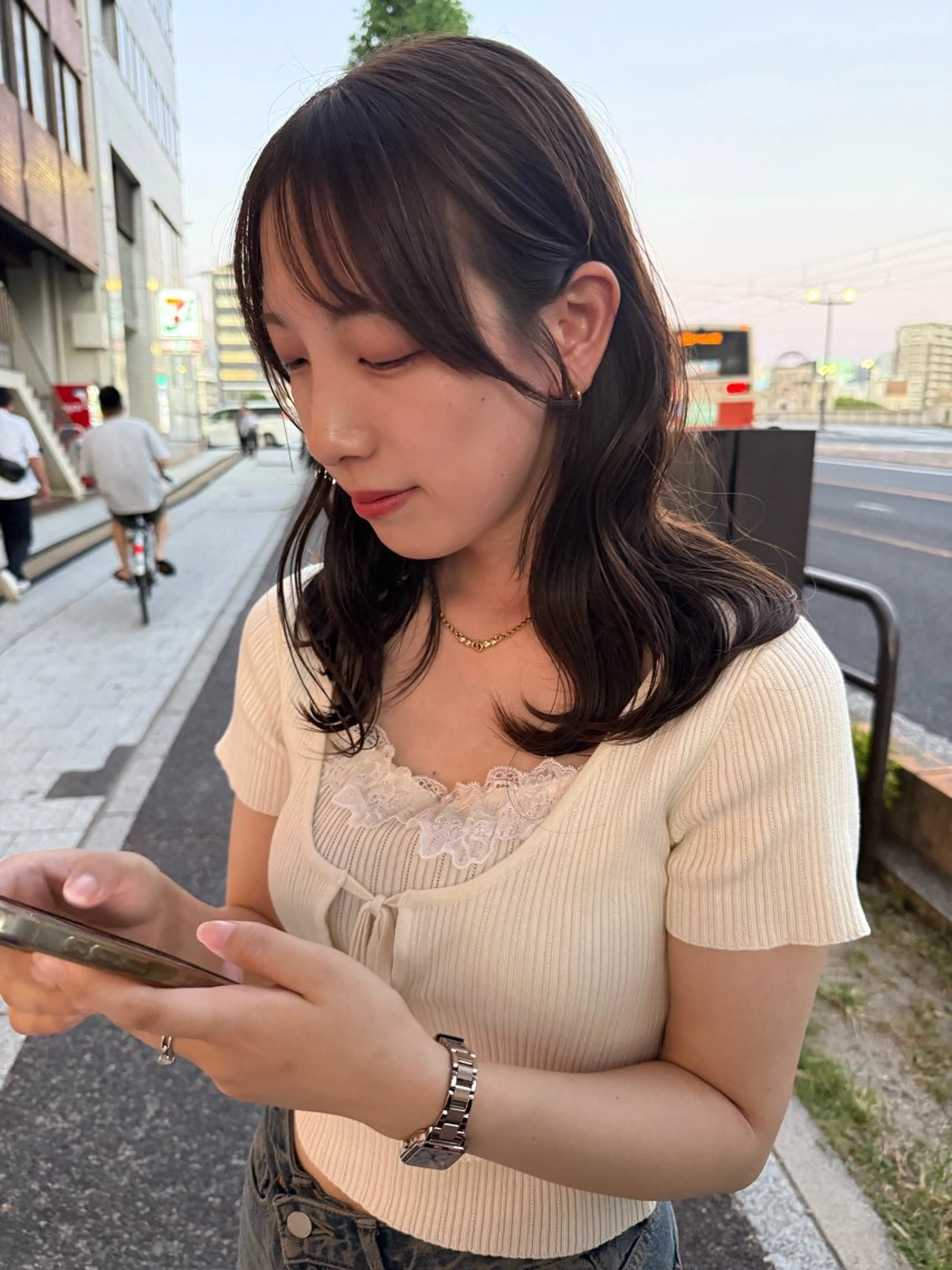 【ミニモ学割】 実習用 暗髪color 💇🏻‍♀️⟡.·の写真