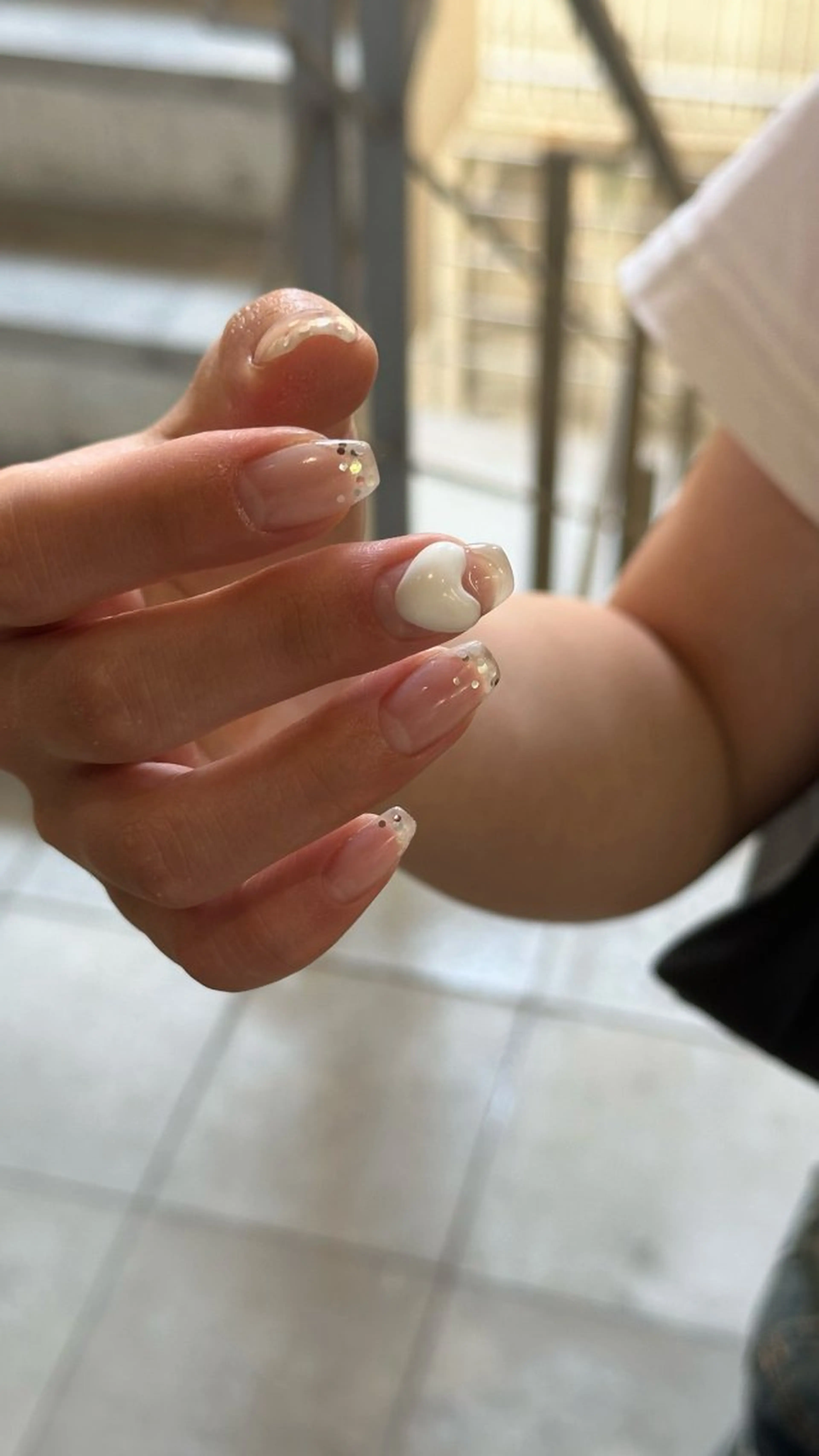 ネイル ハート シンプルネイル diptyMOILA ことりのネイルデザイン