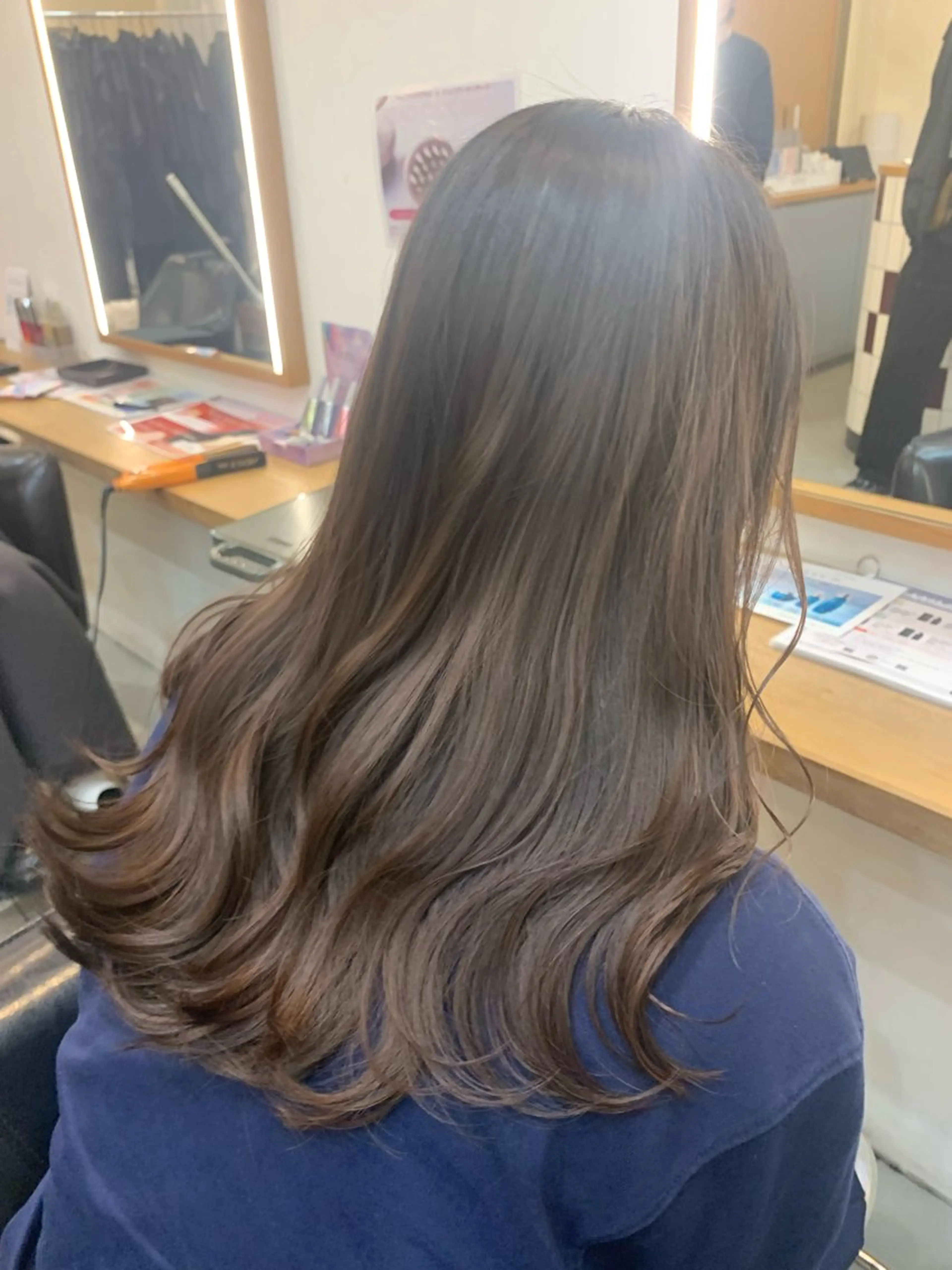 ロング 松下 颯のヘアスタイル