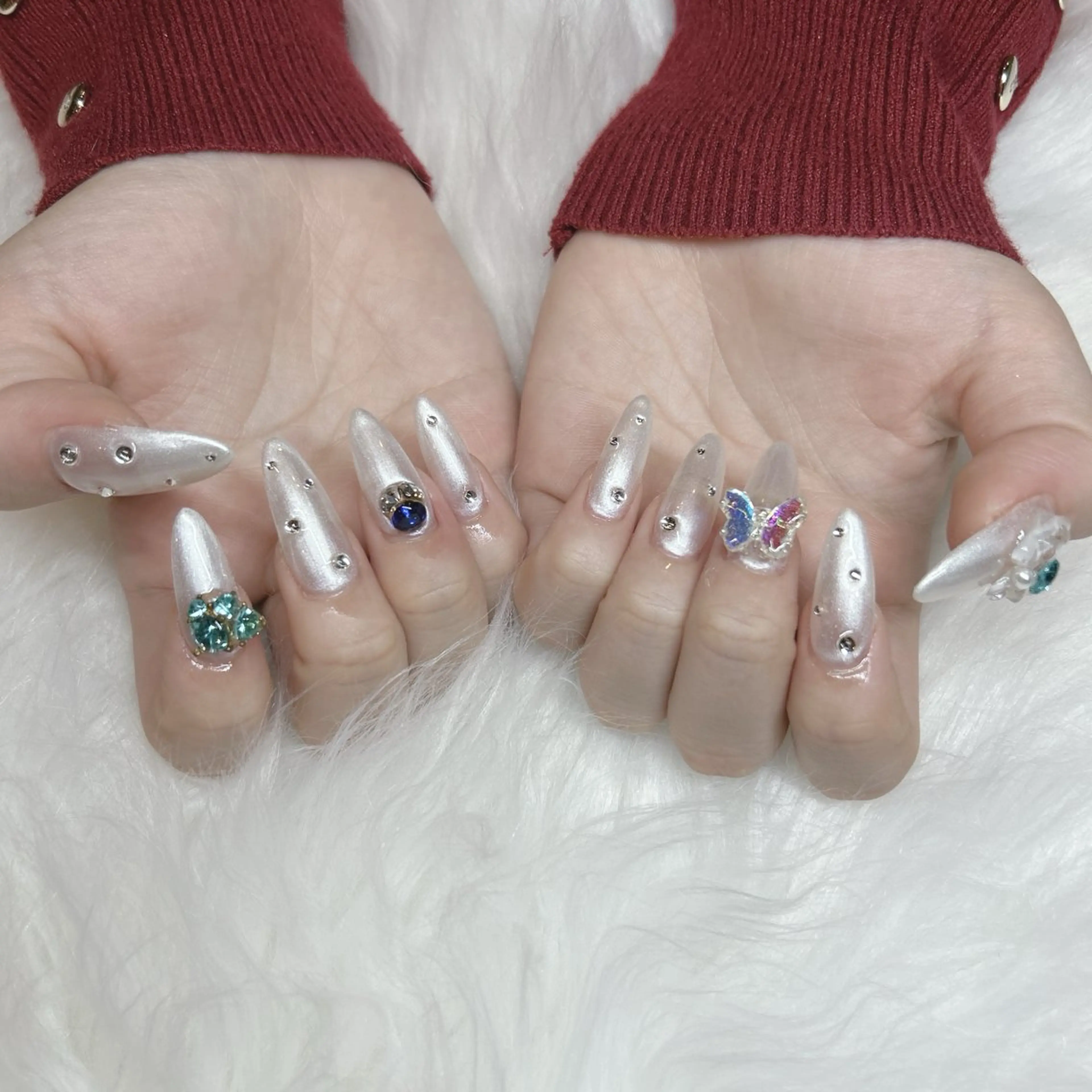 ロング HANA うるののネイルデザイン