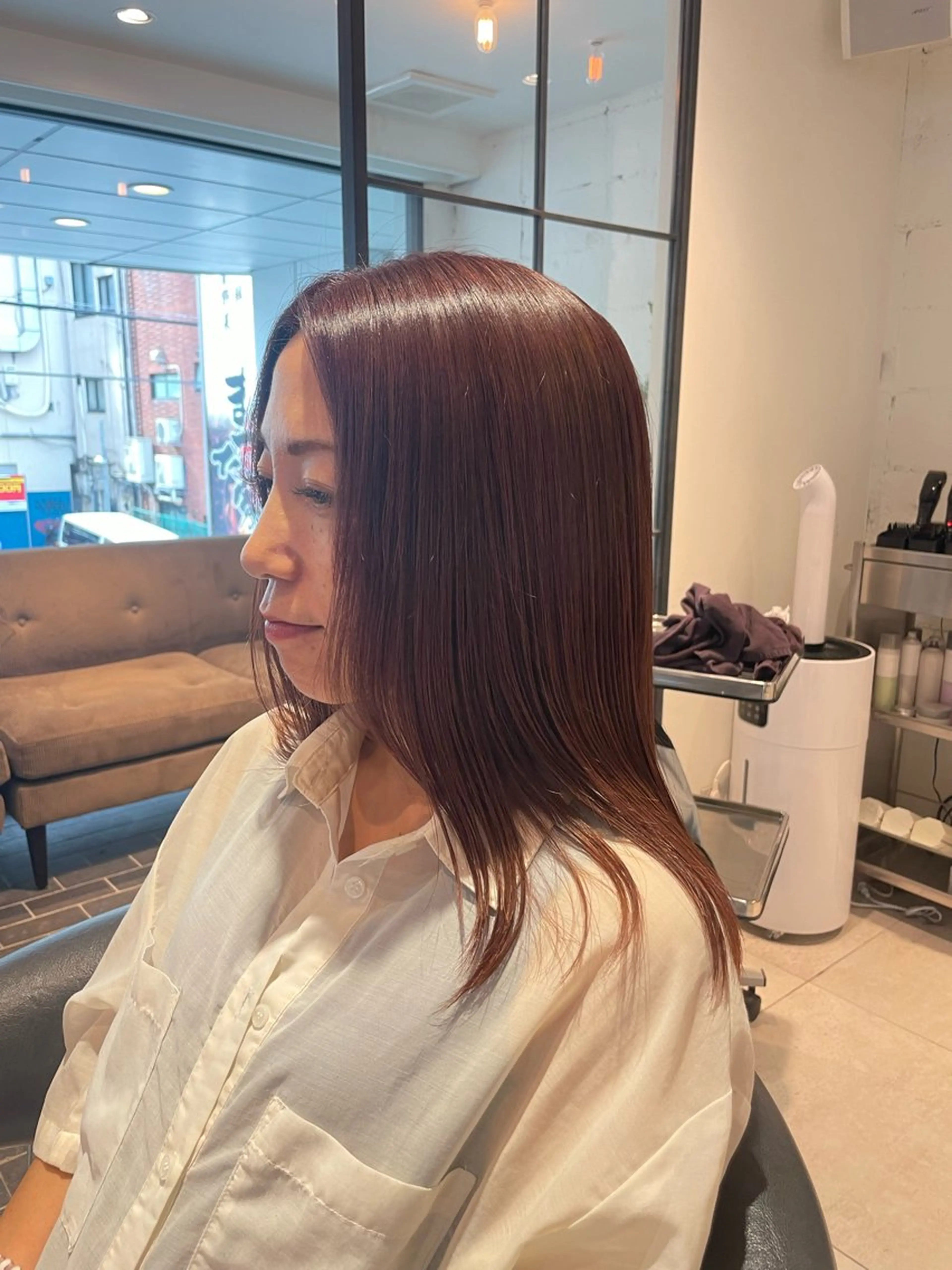 ミディアム ヘアカラー sweet room藤沢所属・髪質改善✨高級カラー 野井琢生のヘアスタイル