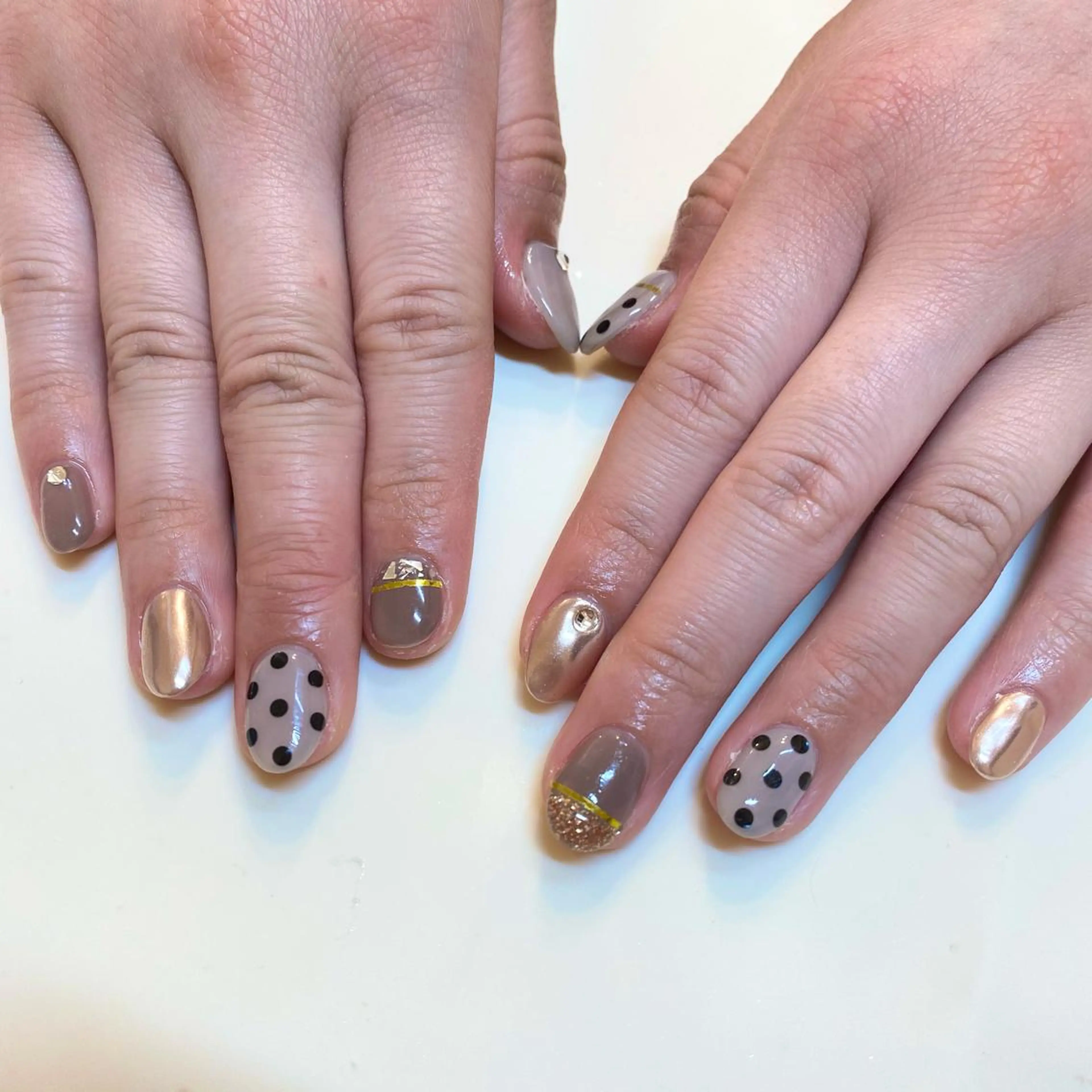 ネイル ハンドネイル 藤原 みゆのネイルデザイン