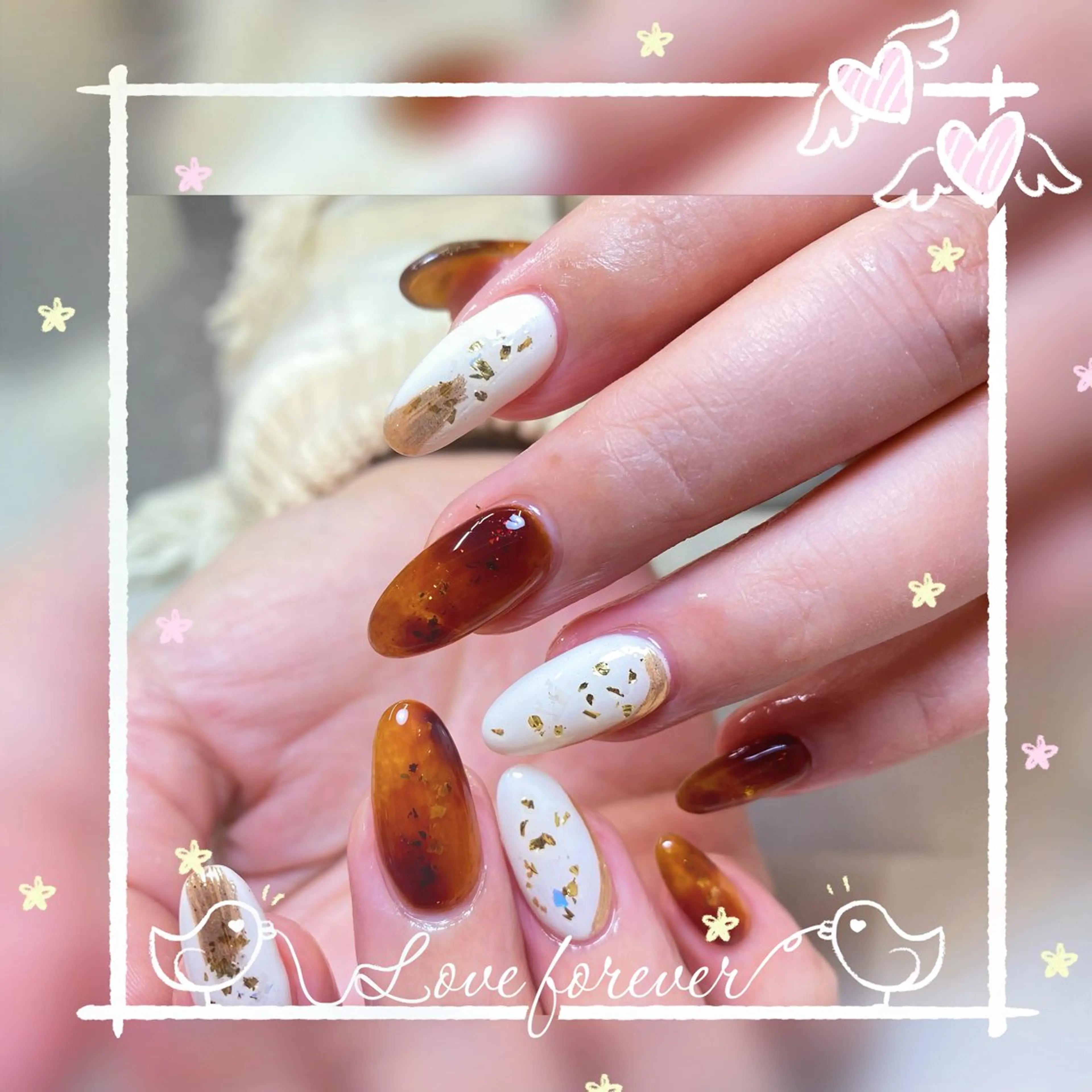 ネイル ハンドネイル AngelChris ビューティーサロン琳のネイルデザイン