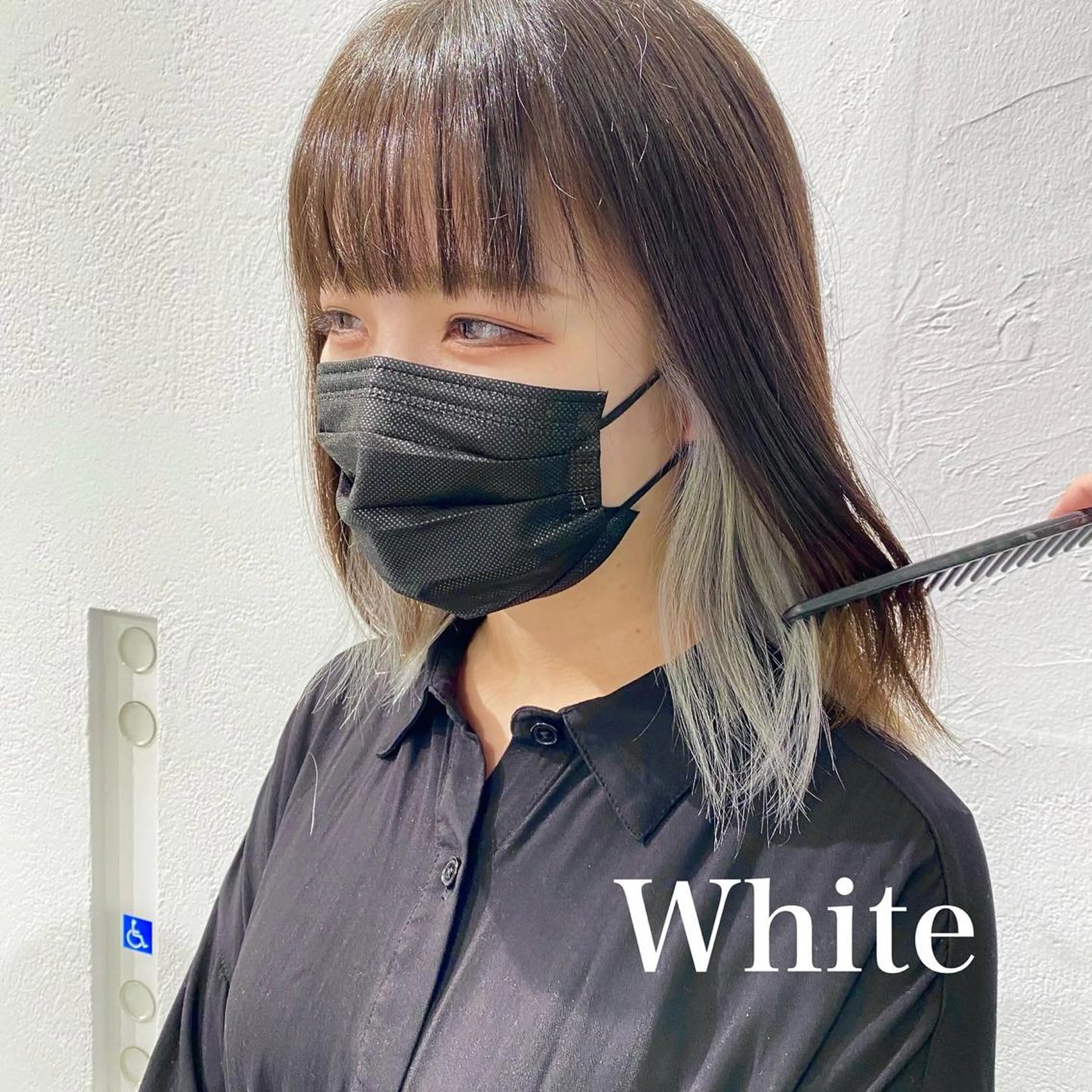 ミディアム カラー インナーカラー/レイ ヤーカット♡/マキシのヘアスタイル